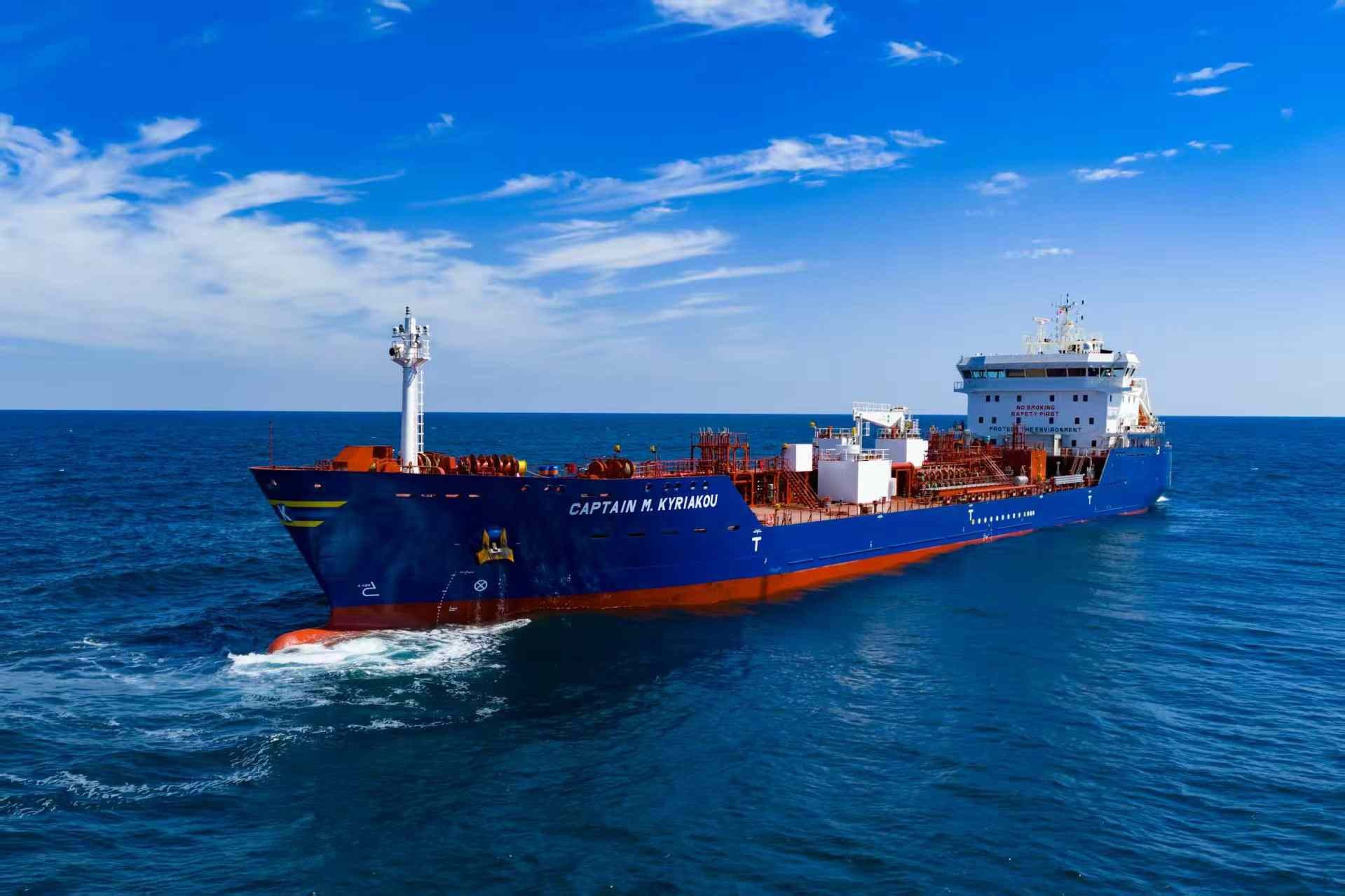  Irish Sea - CAPTAIN M.KYRIAKOU   transiting Irish Sea off Wales