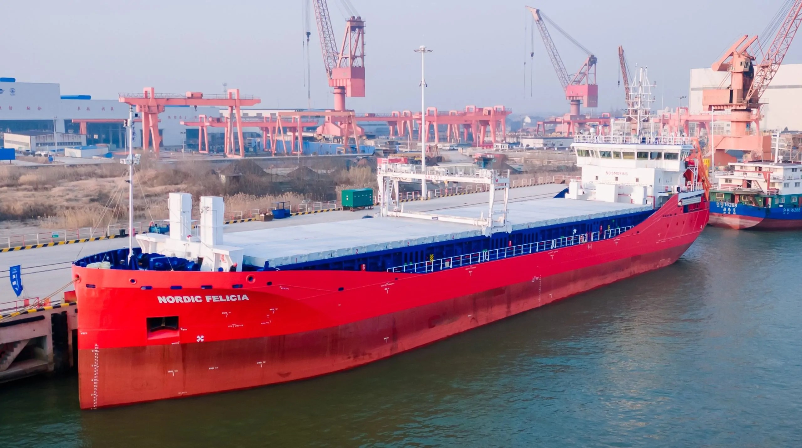  Irish Sea - NORDIC FELICIA       transiting Irish Sea West of Man