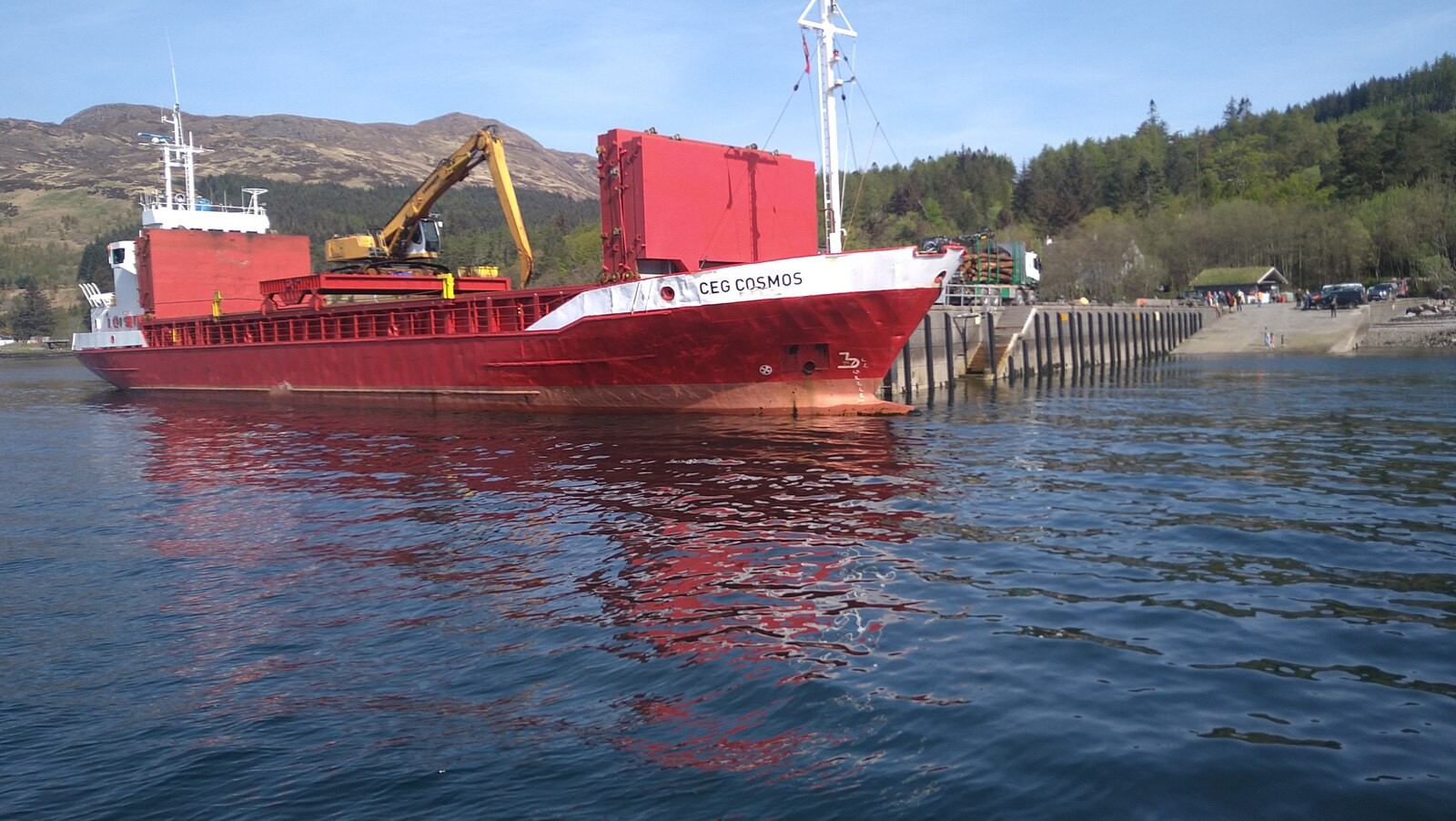  Irish Sea - CEG COSMOS transiting North Channel Belfast