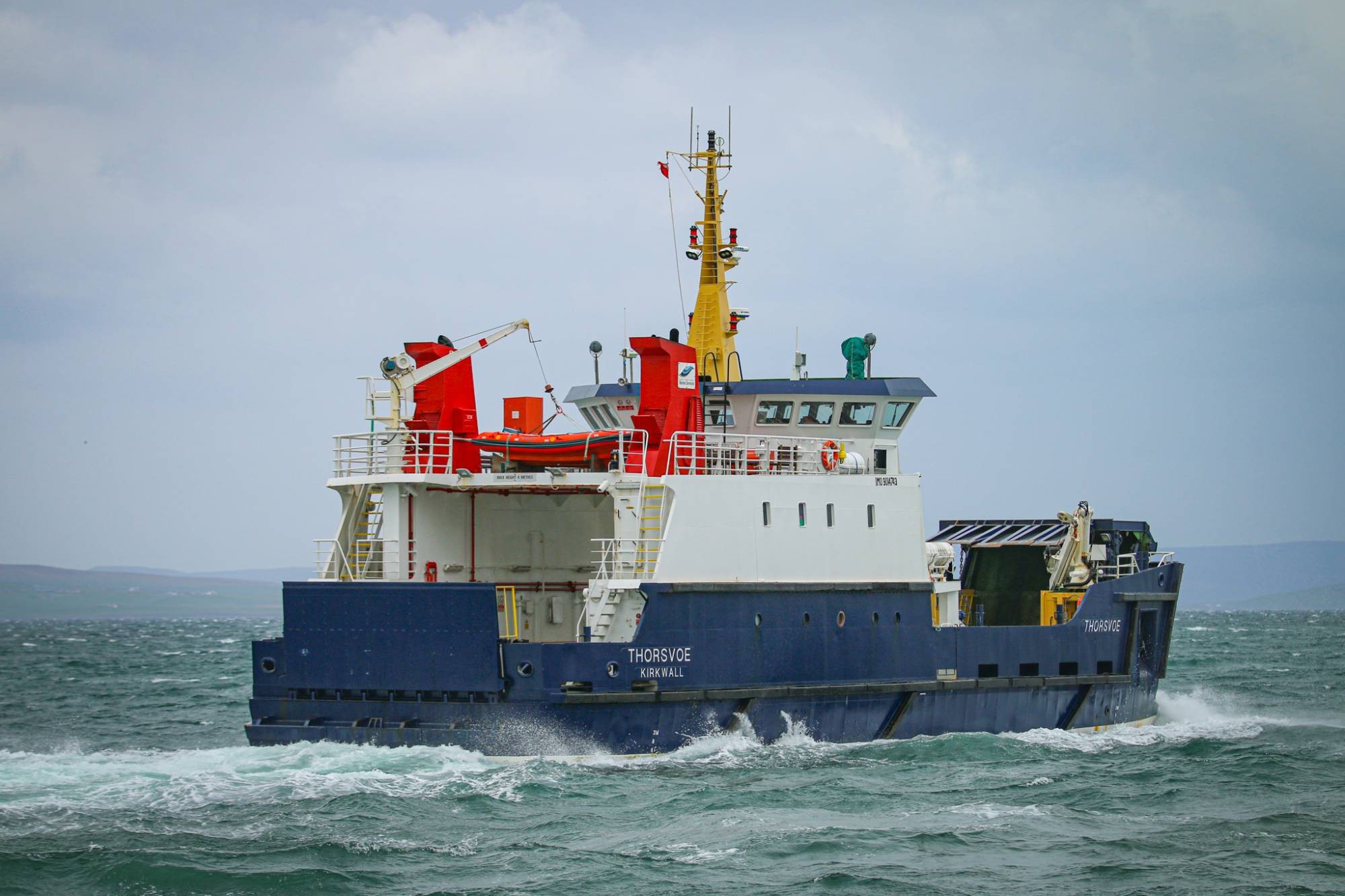  Scottish East Coast - THORSVOE transiting John O'Groats Approach