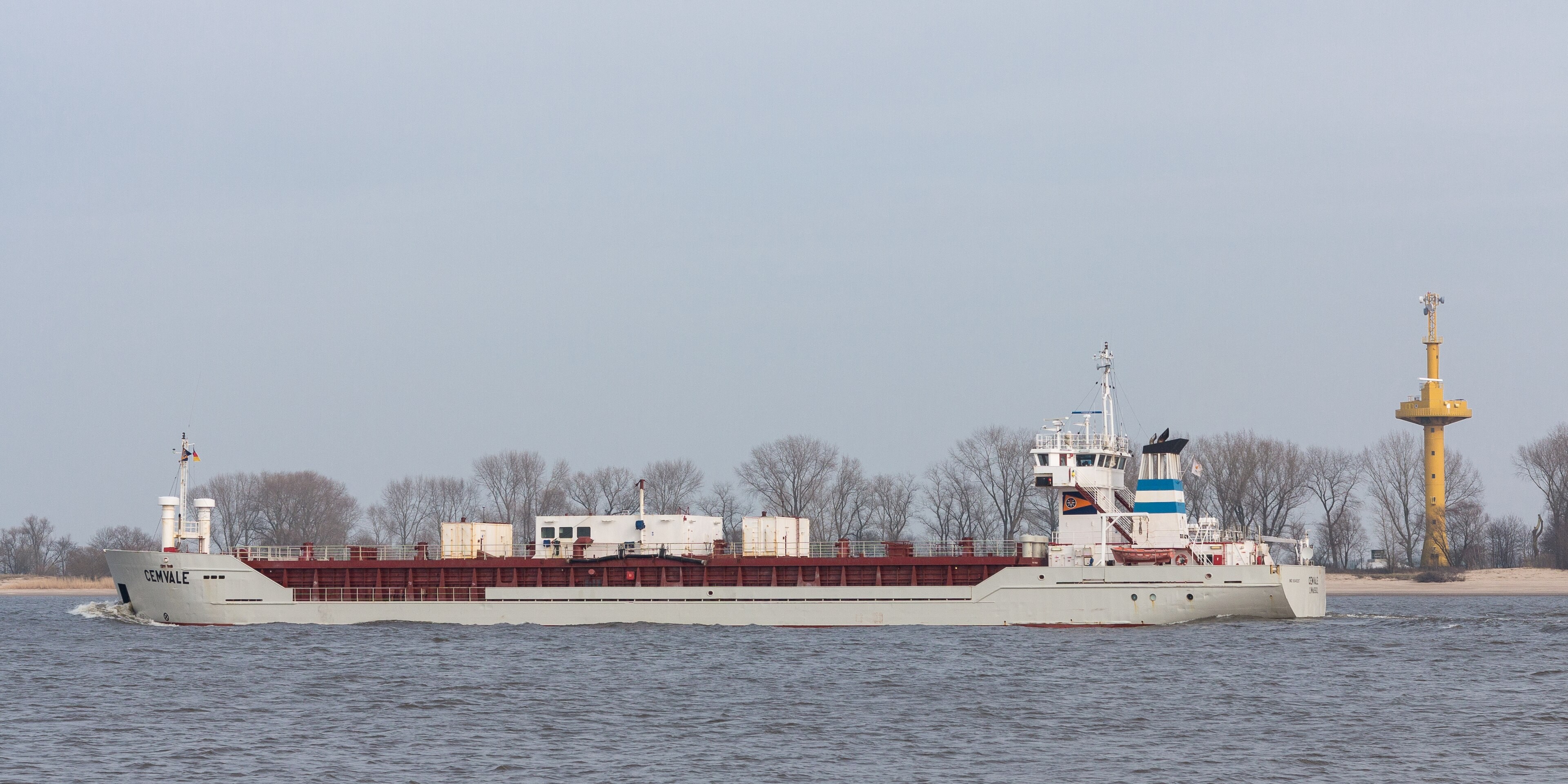  Irish Sea - CEMVALE transiting Irish Sea off Anglesey