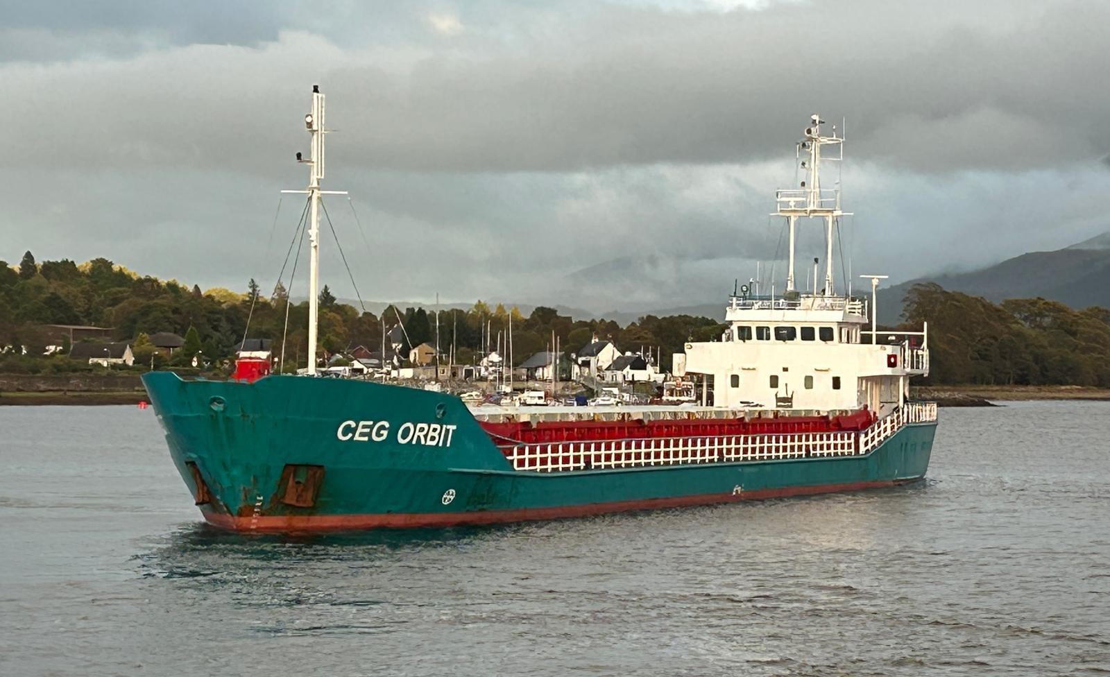  Irish Sea - CEG ORBIT transiting North Channel Belfast