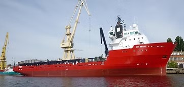 Transit: SAR BRAGE            entering English South Coast at The Dover Strait