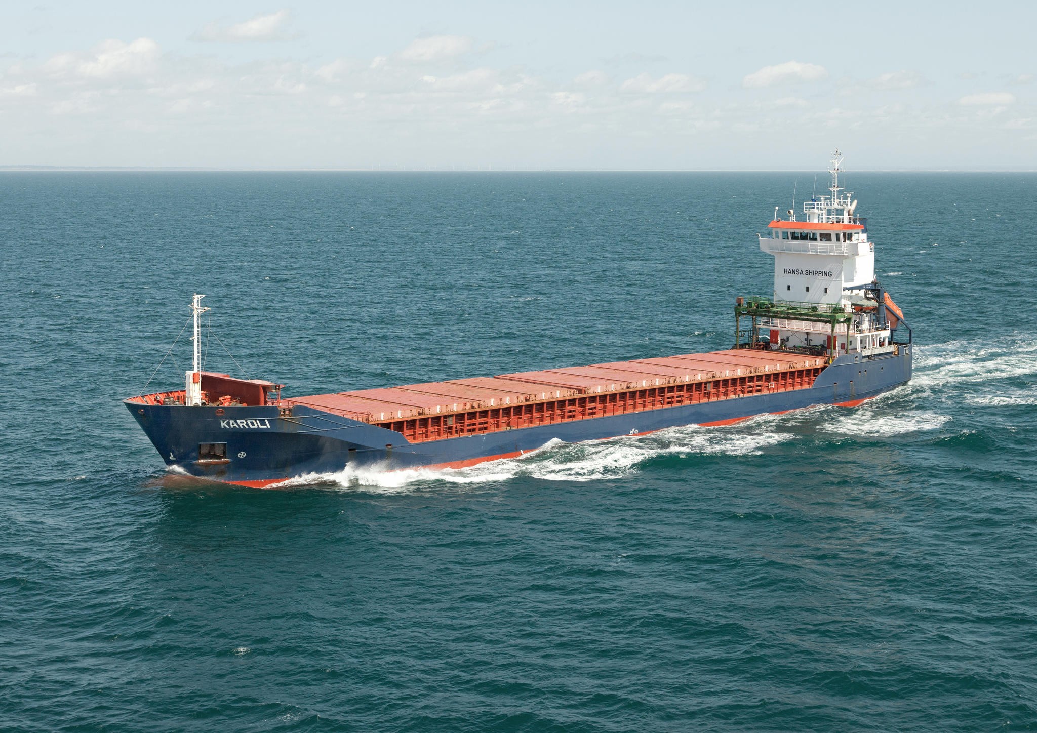 Transit: KAROLI entering English South Coast at The Dover Strait