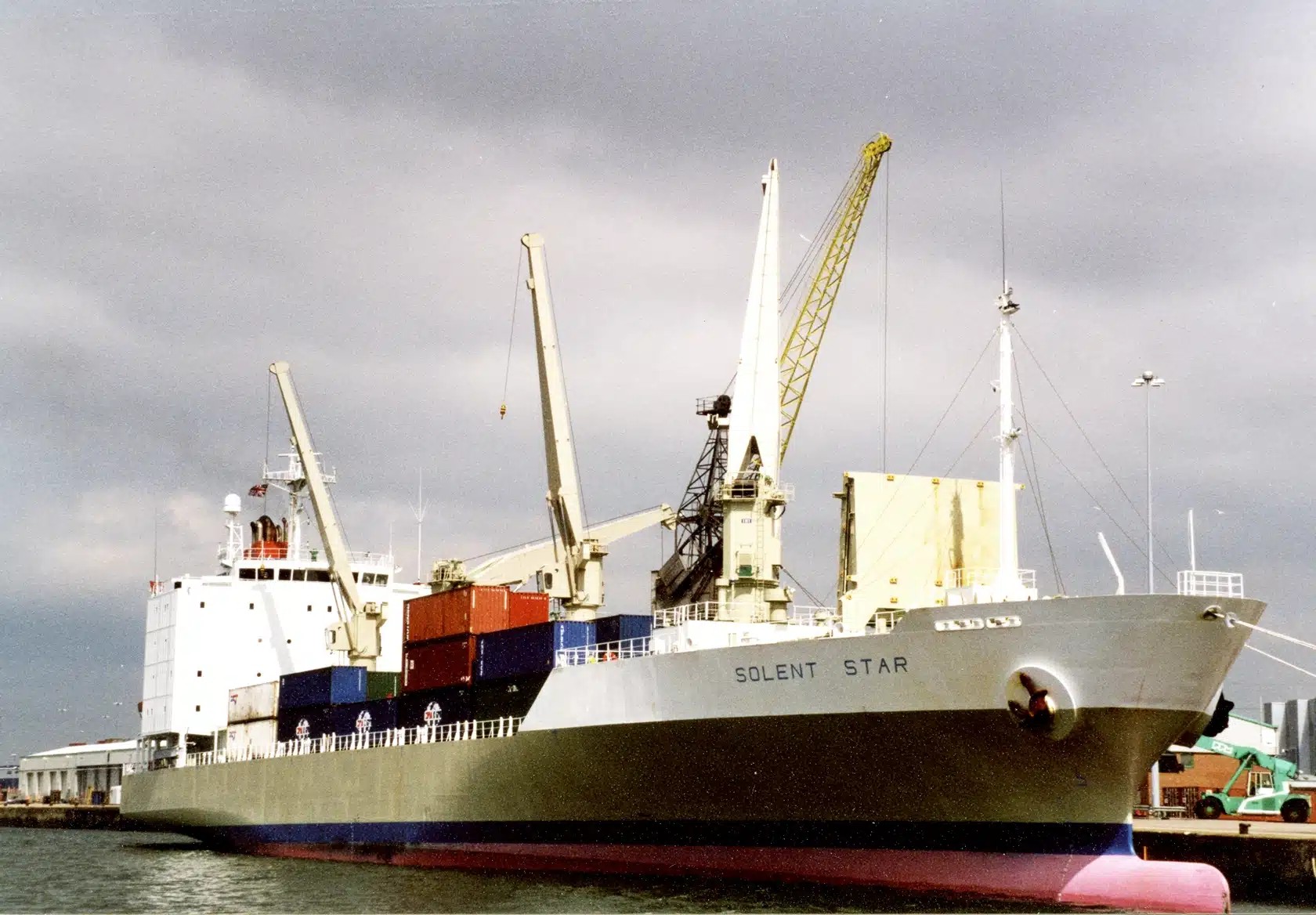 Transit: SOLENT STAR          entering English South Coast at The Dover Strait
