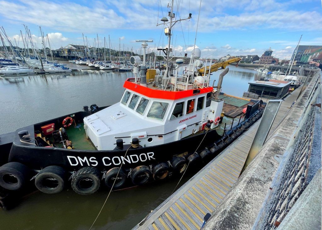 Transit: DMS CONDOR           entering English South Coast at The Dover Strait