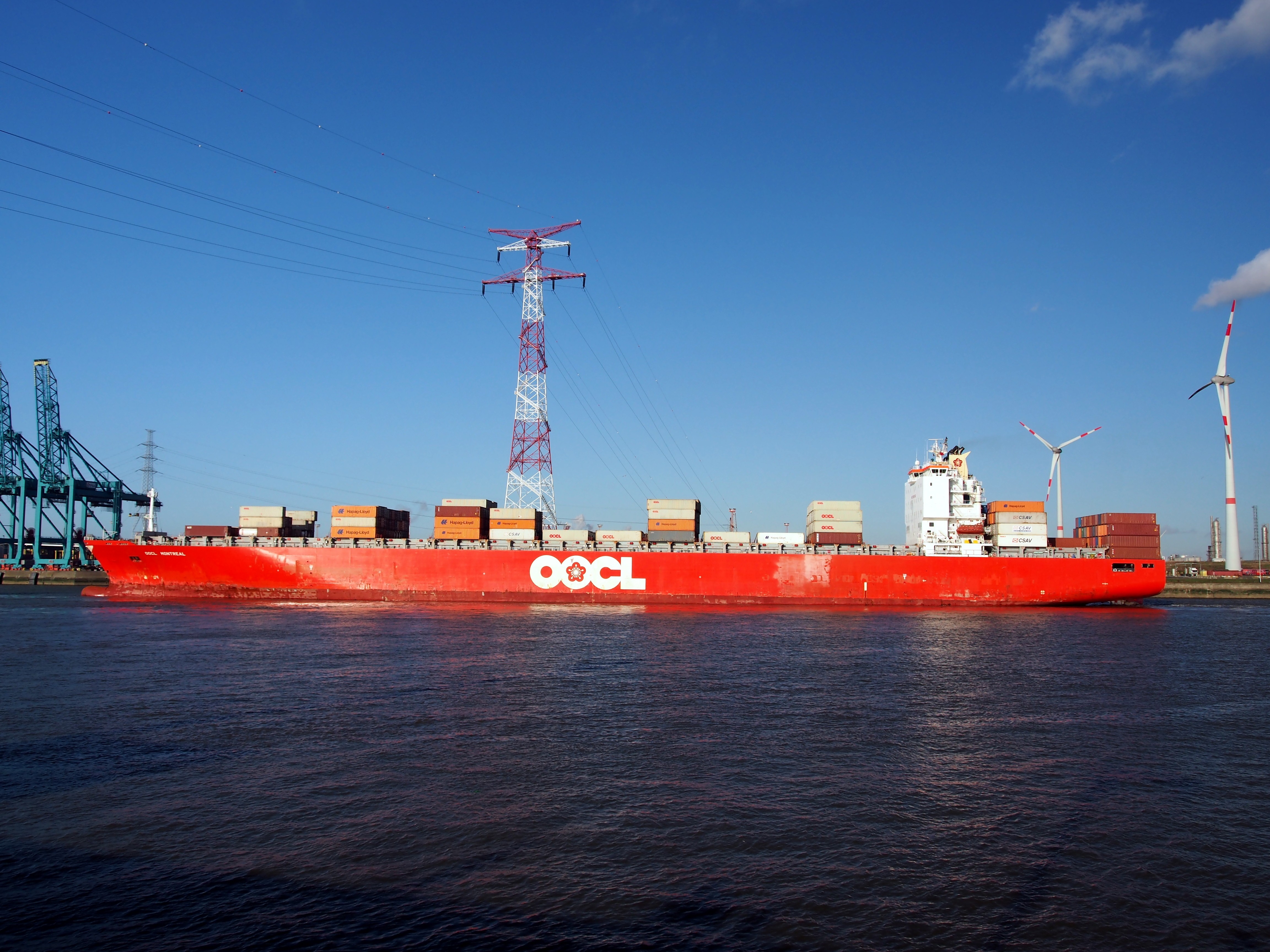 Southampton Departure: OOCL MONTREAL       