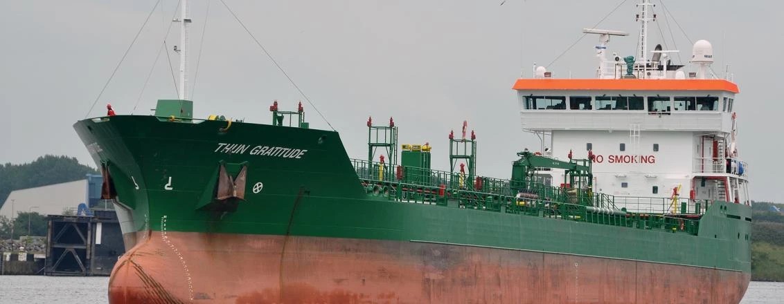  Irish Sea - THUN GRATITUDE transiting Irish Sea off Dublin