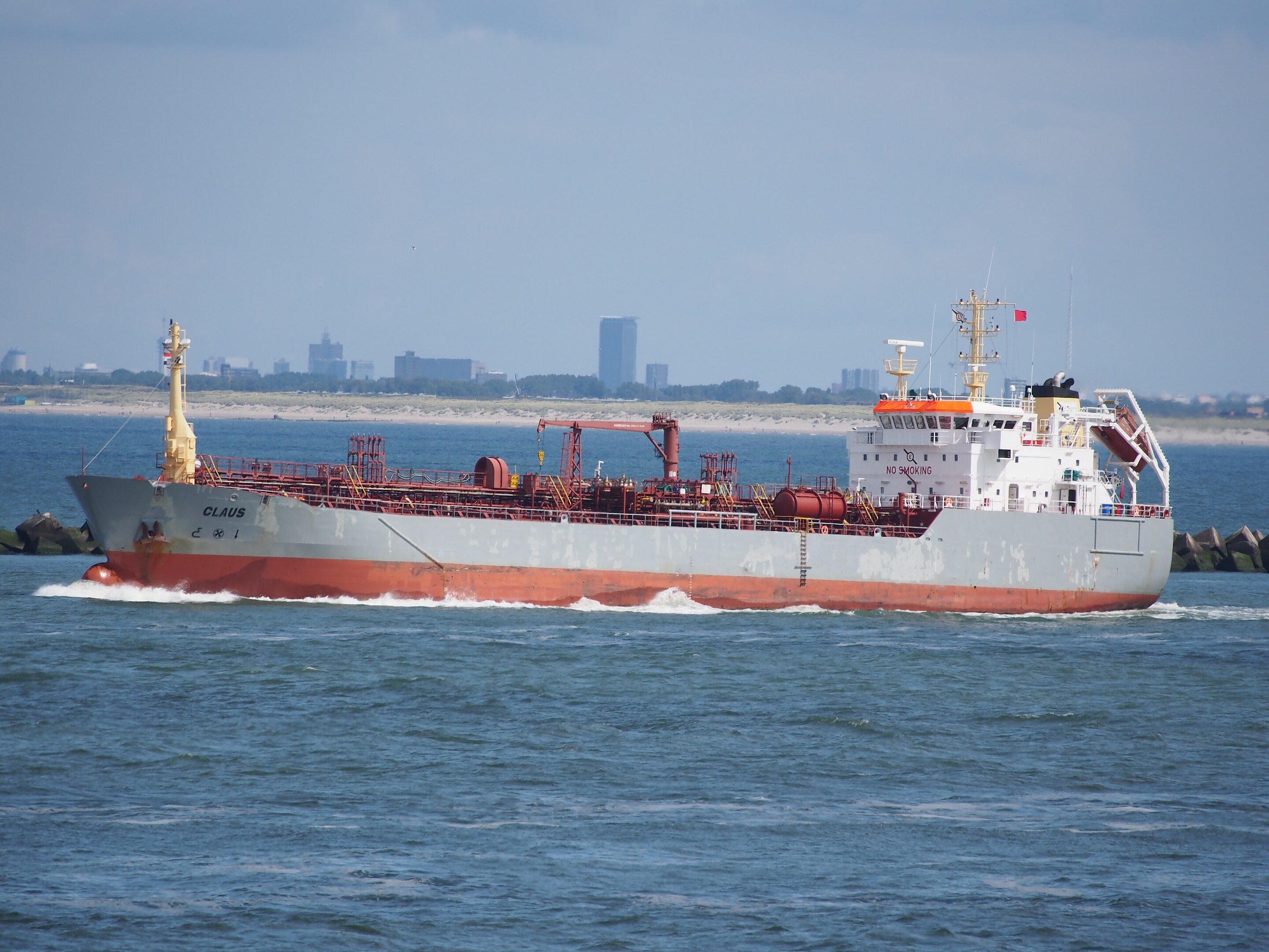 Transit: CLAUS                entering English South Coast at The Dover Strait
