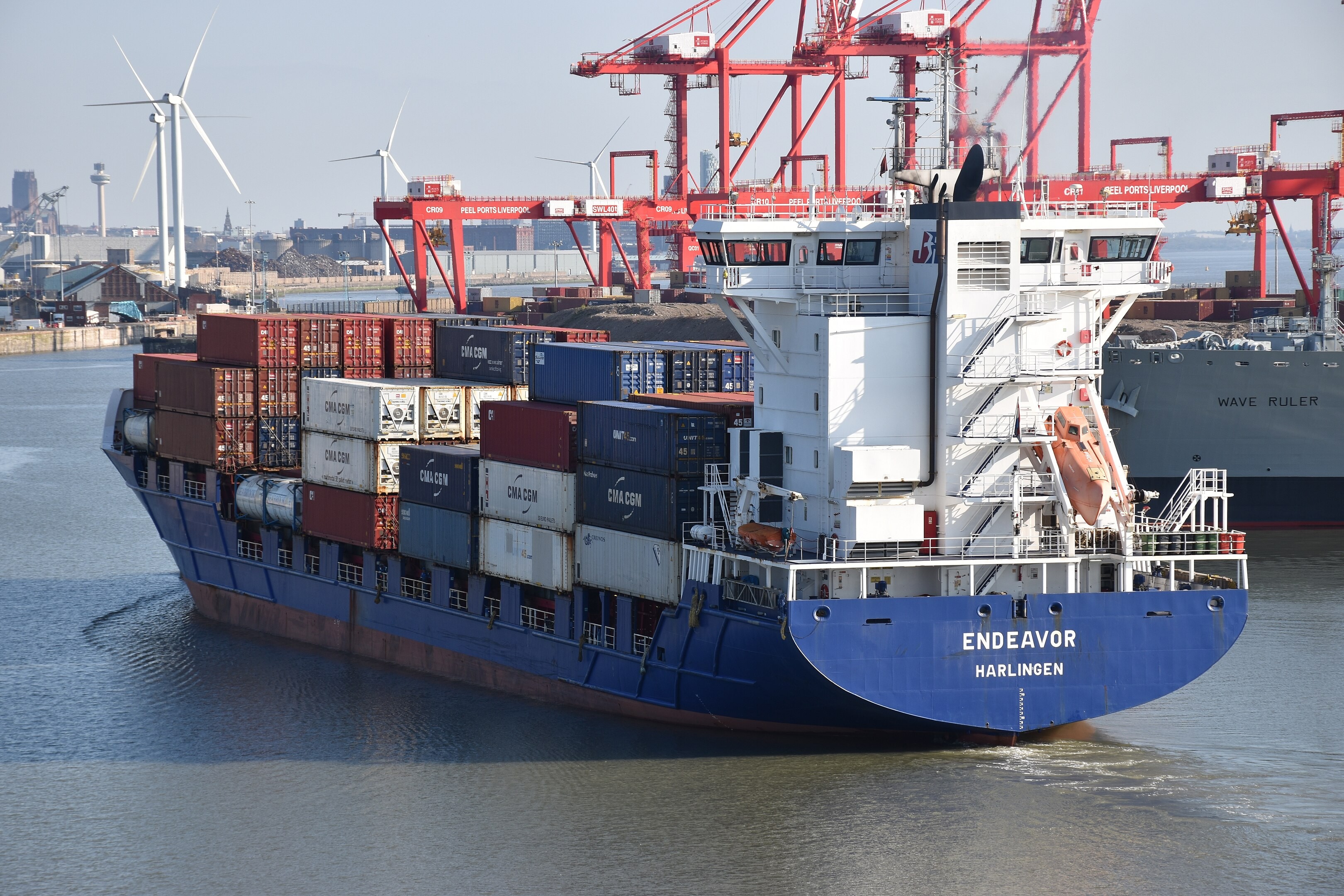  Irish Sea - CT ENDEAVOR transiting St Georges Channel