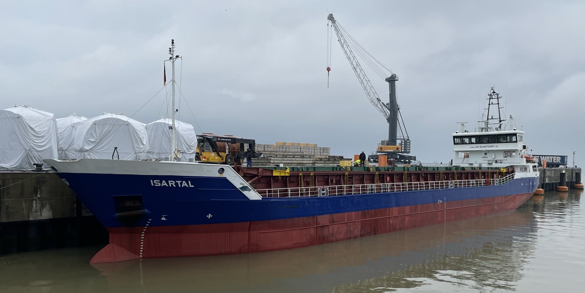 Transit: ISARTAL              entering English South Coast at The Dover Strait