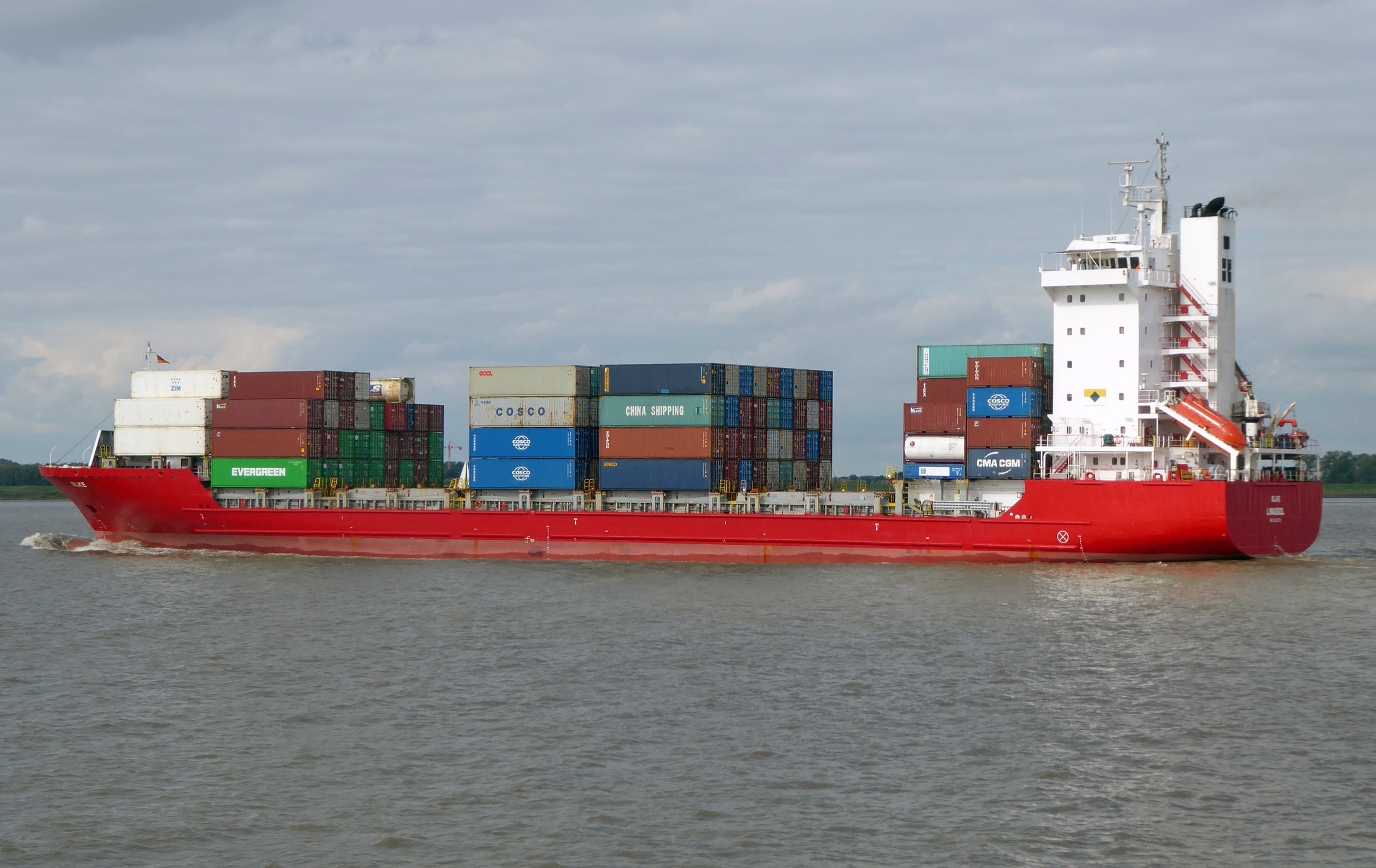 Teeside Departure: MSC ELKE F