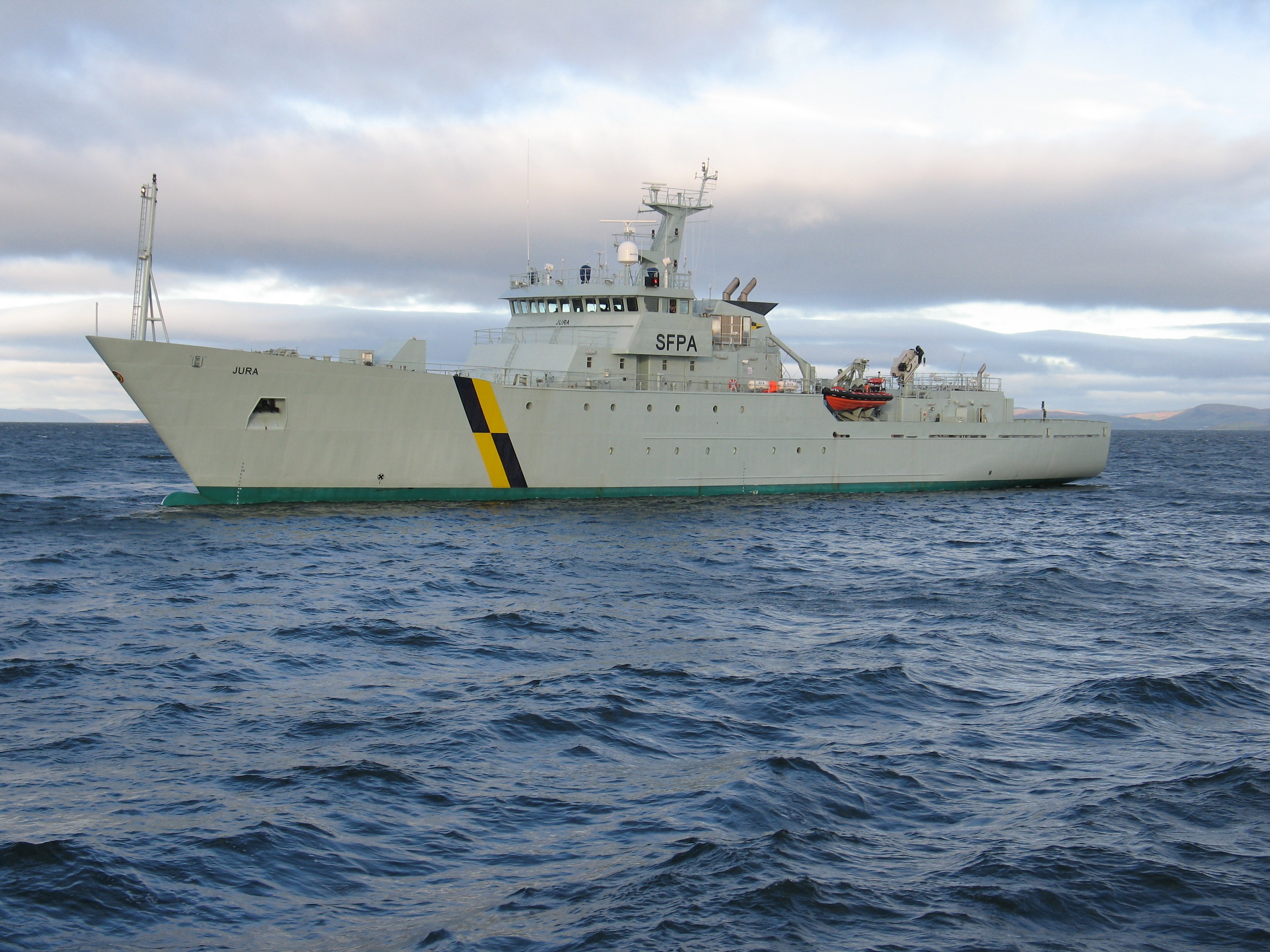  Scottish East Coast - JURA transiting Aberdeenshire Coast