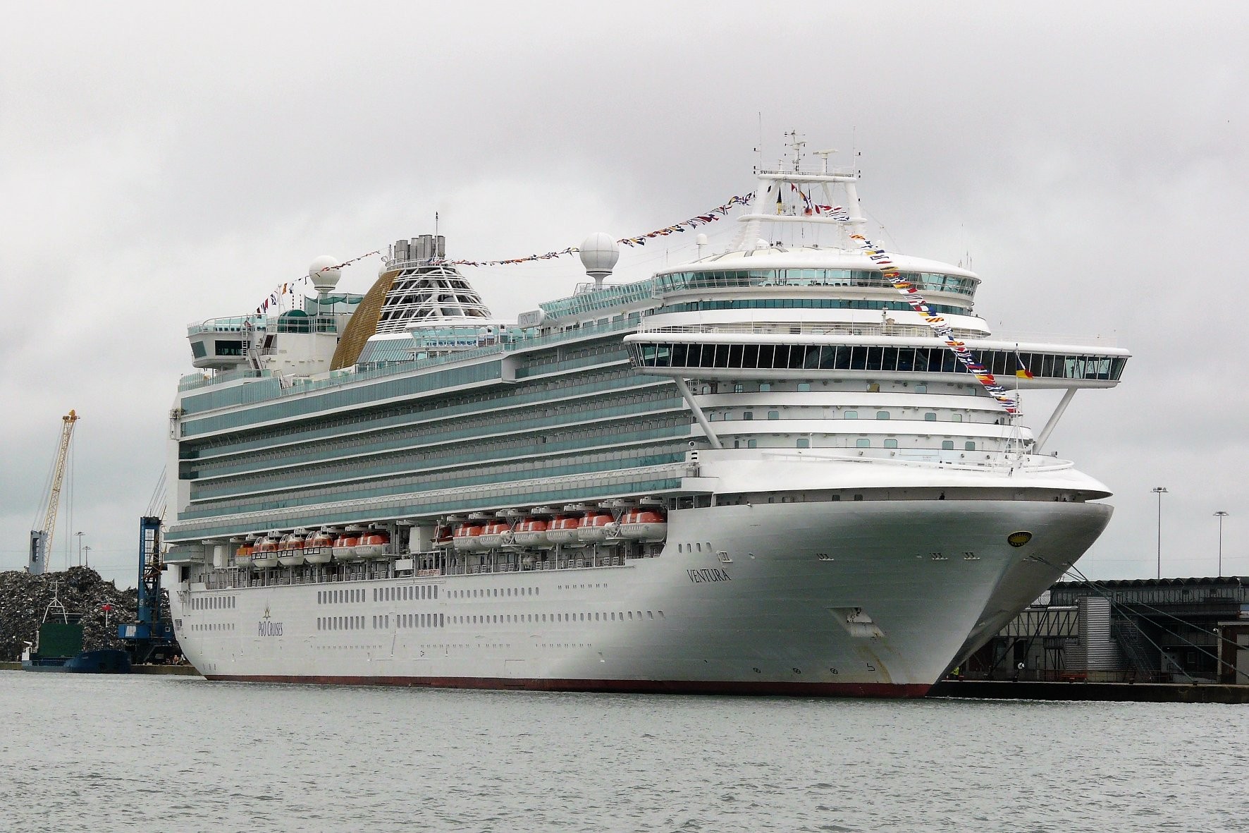 Transit: VENTURA entering English South Coast at The Dover Strait