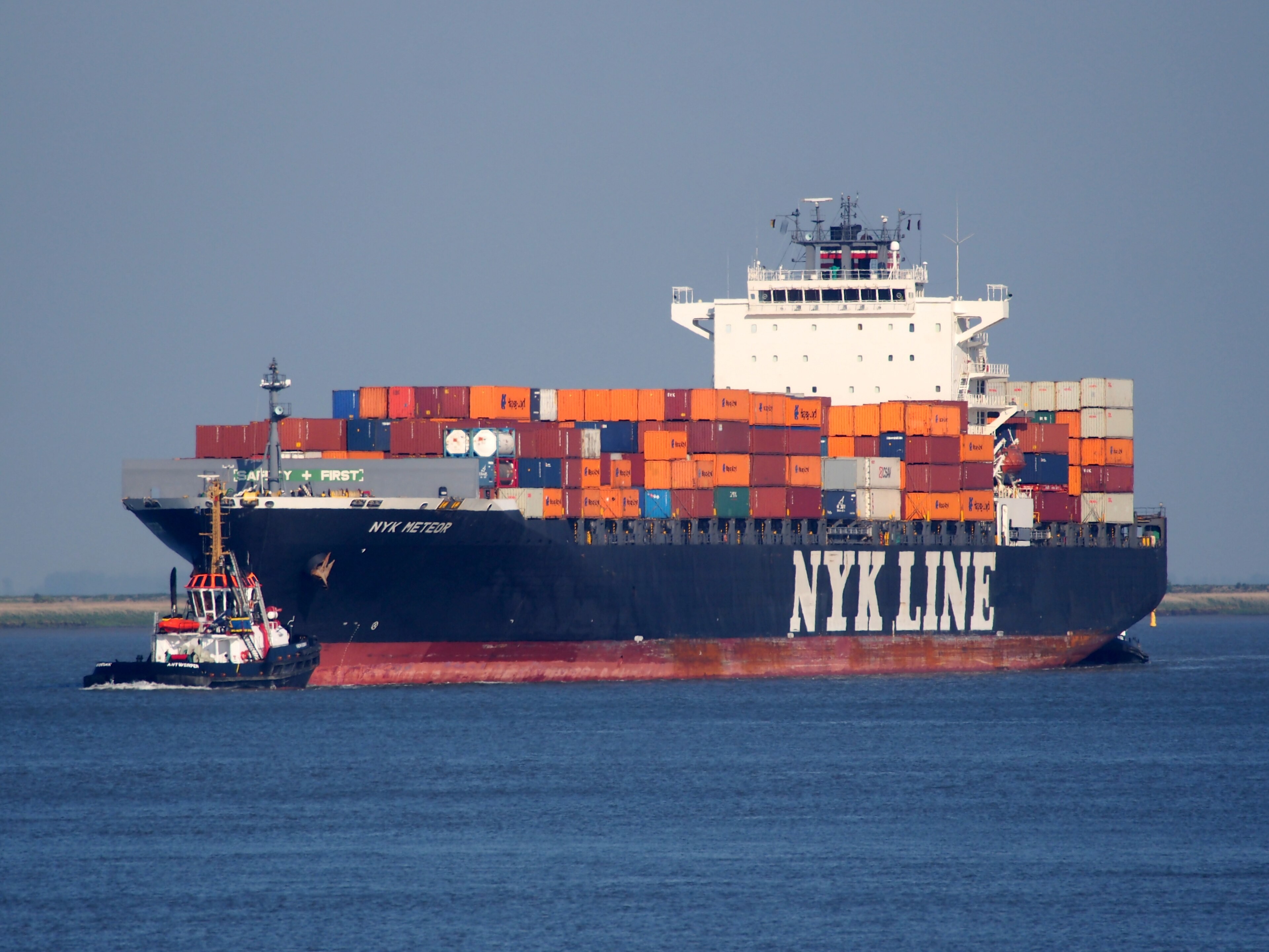 Transit: NYK METEOR           entering English South Coast at The Dover Strait