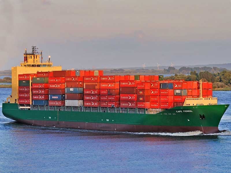 Transit: MSC FERROL II        entering English South Coast at The Dover Strait