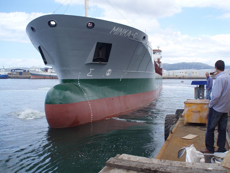  Irish Sea - MINKA C              transiting Irish Sea off Wales