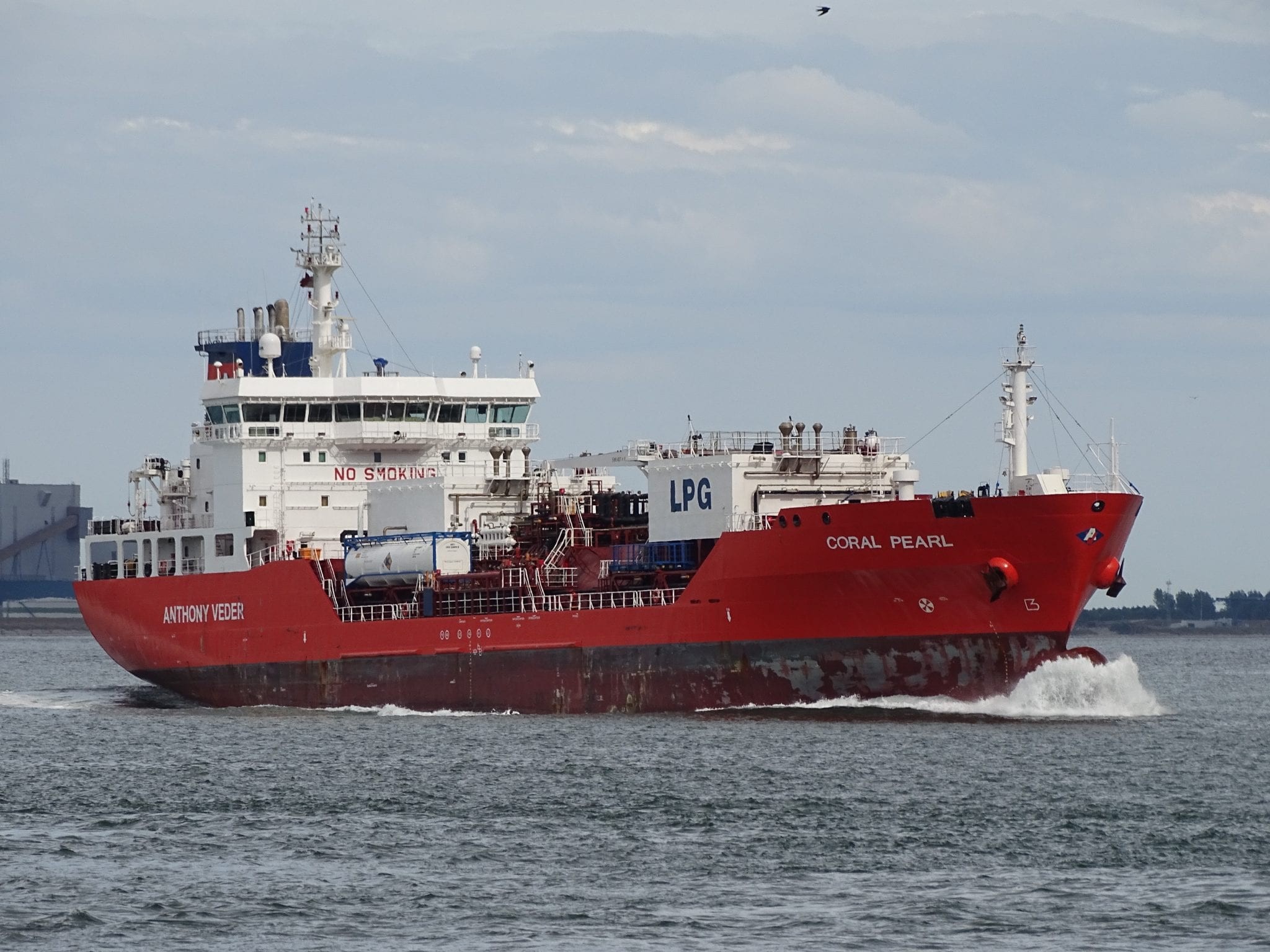 Transit: CORAL PEARL          entering English South Coast at The Dover Strait