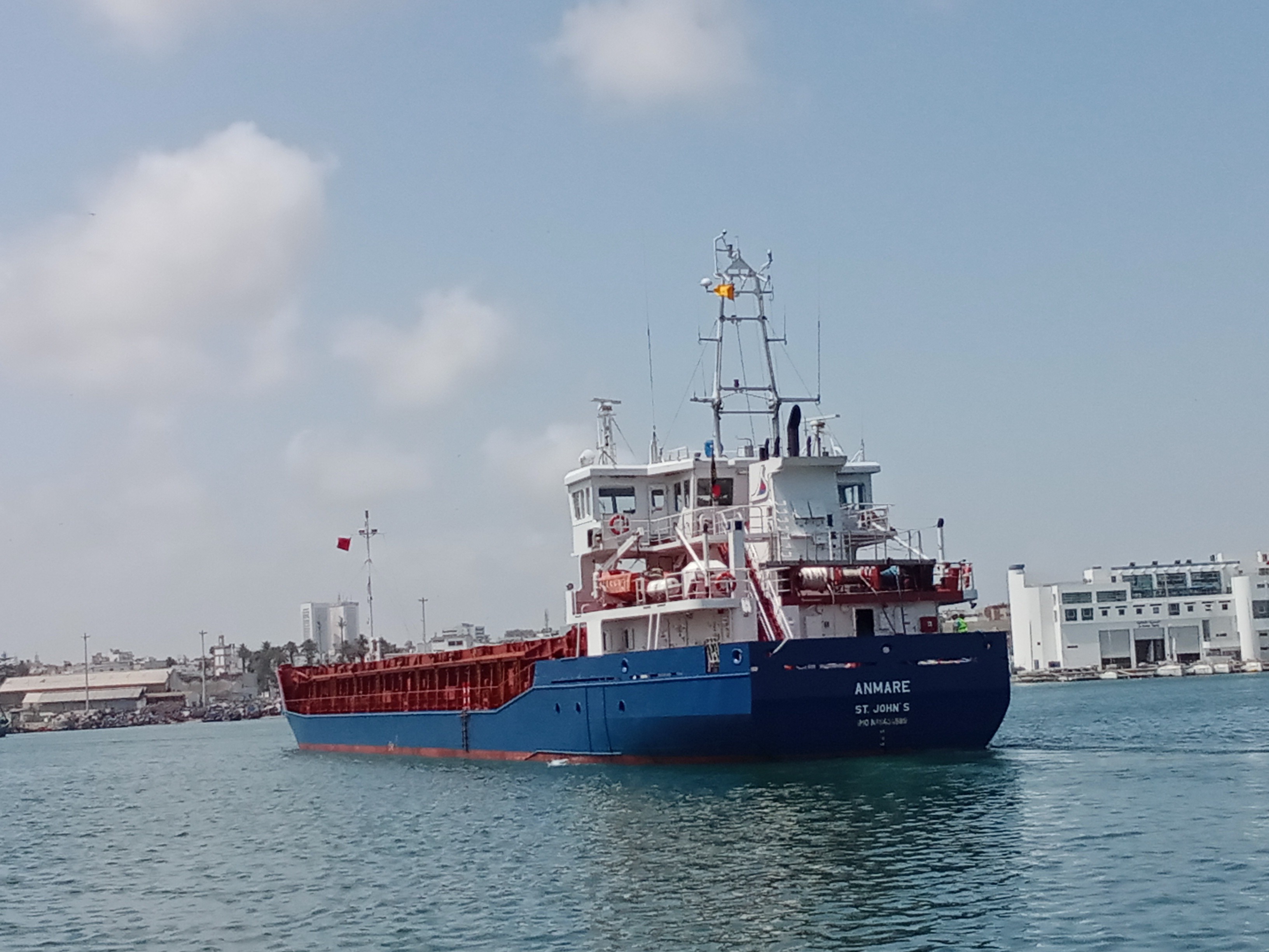 Transit: ANMARE               entering English South Coast at The Dover Strait