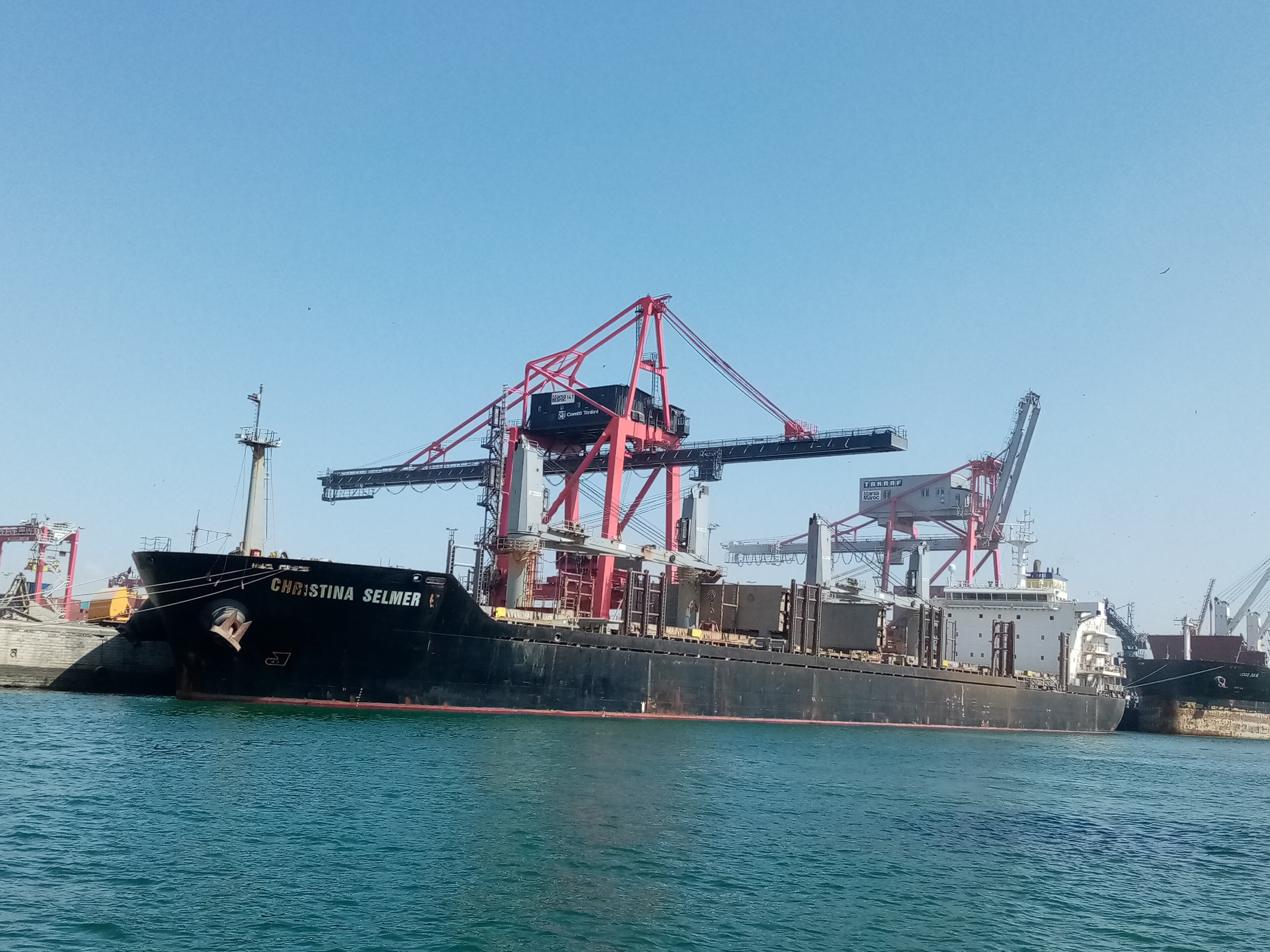 Transit: CHRISTINA SELMER     entering English South Coast at The Dover Strait