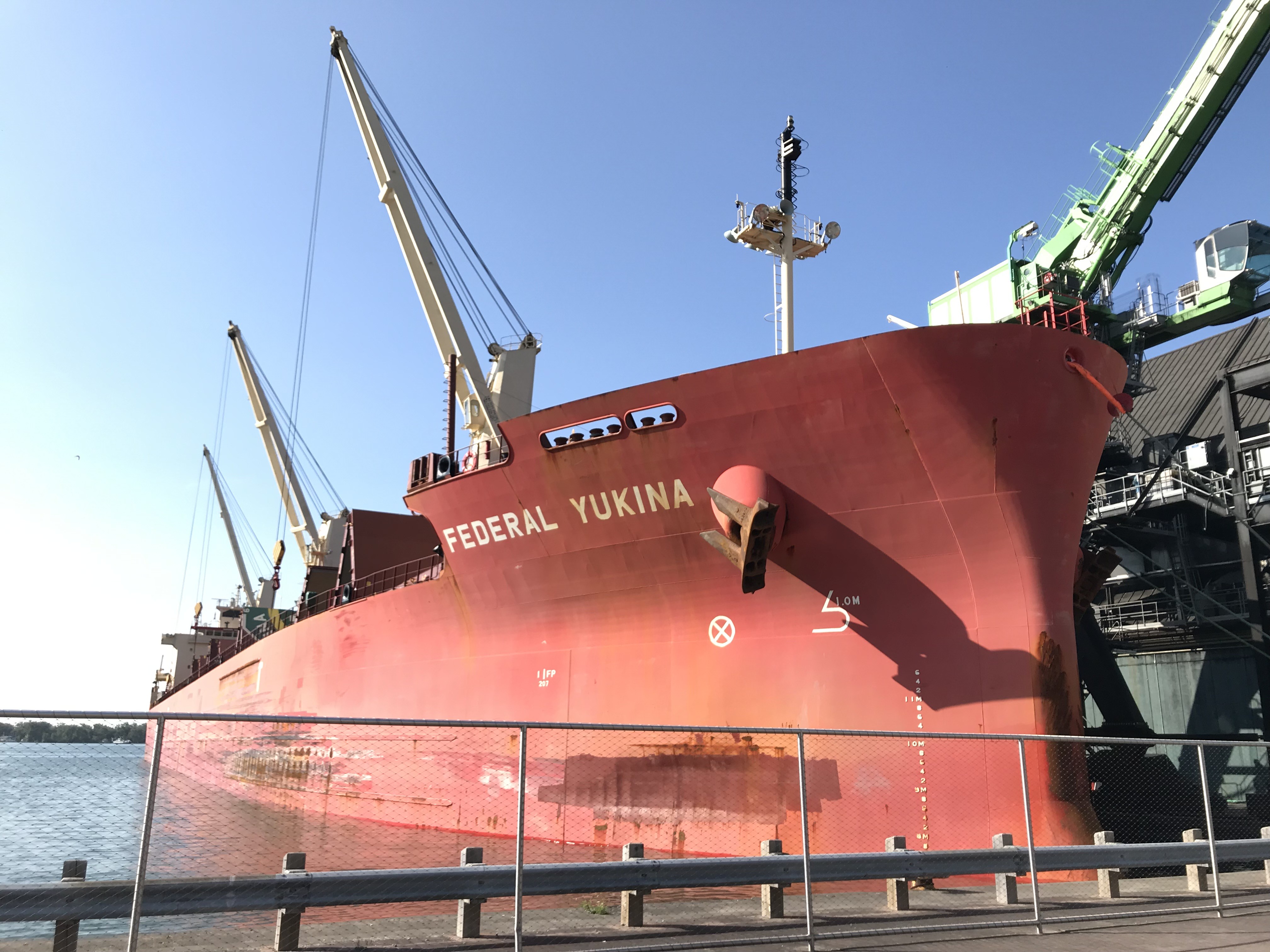  Irish Sea - FEDERAL YUKINA       transiting Irish Sea off Anglesey