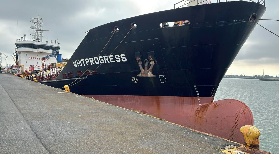 Transit: WHITPROGRESS entering English South Coast at The Dover Strait