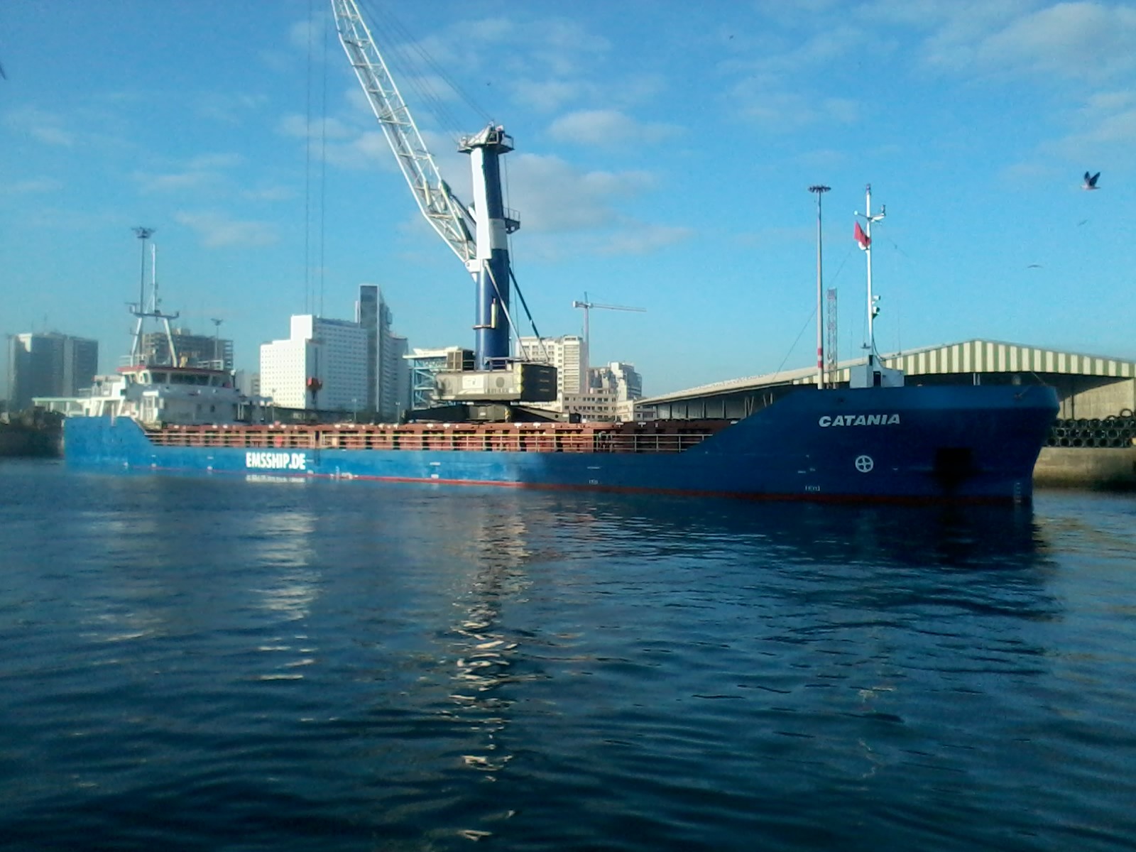 Transit: CATANIA              entering English South Coast at The Dover Strait