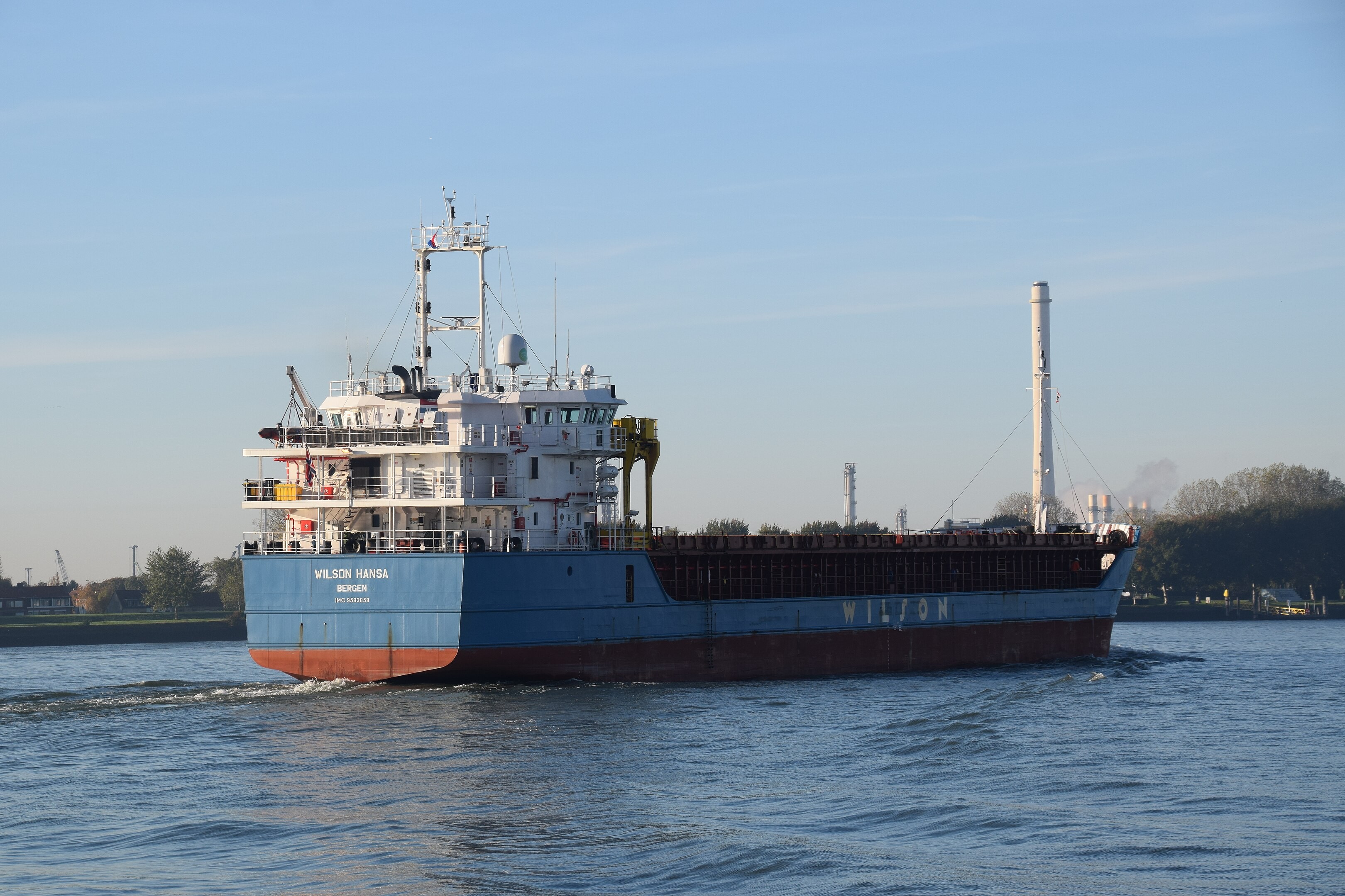 Scottish North Coast - WILSON HANSA         transiting Thurso Coast