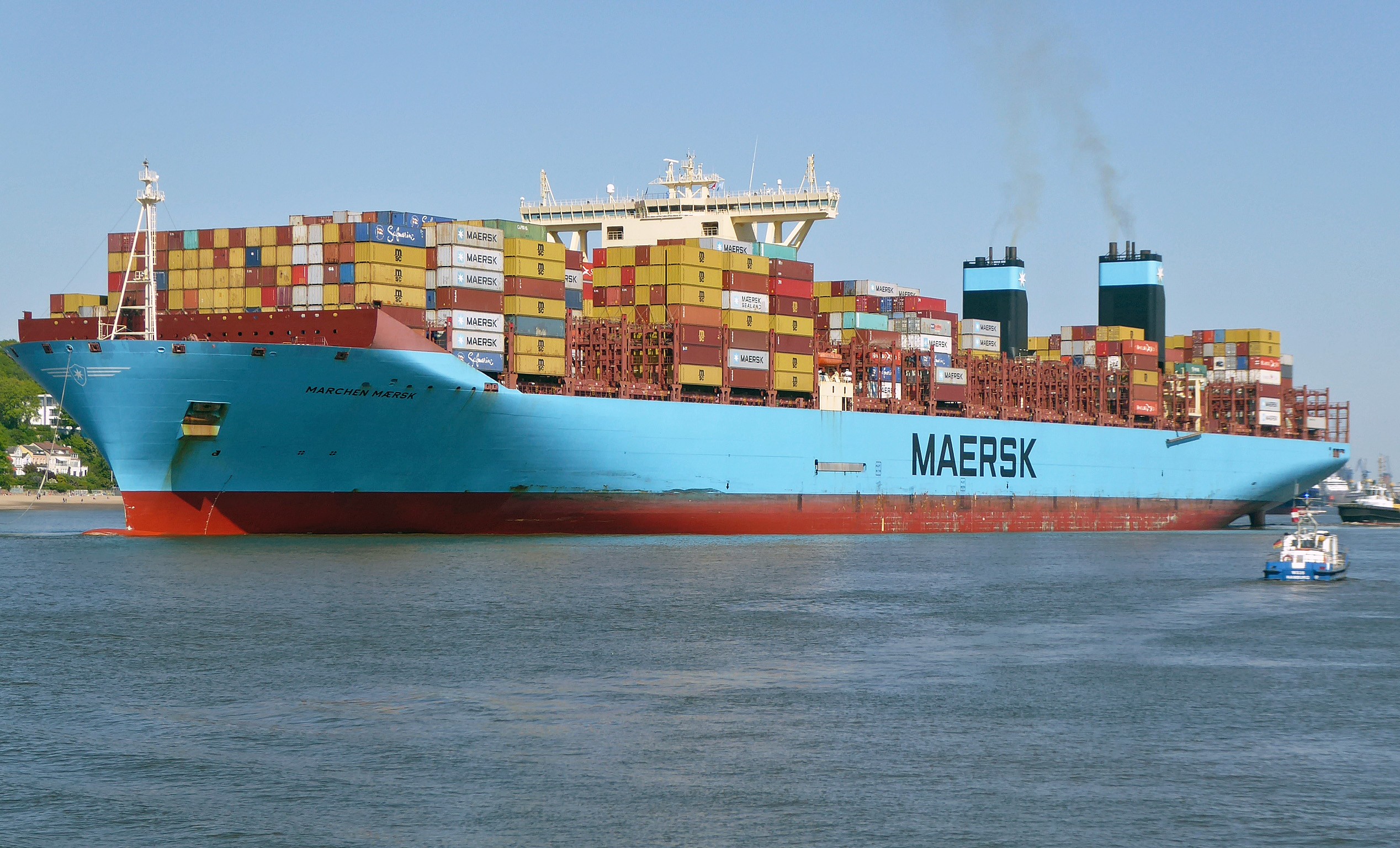 Thames Departure: MARCHEN MAERSK