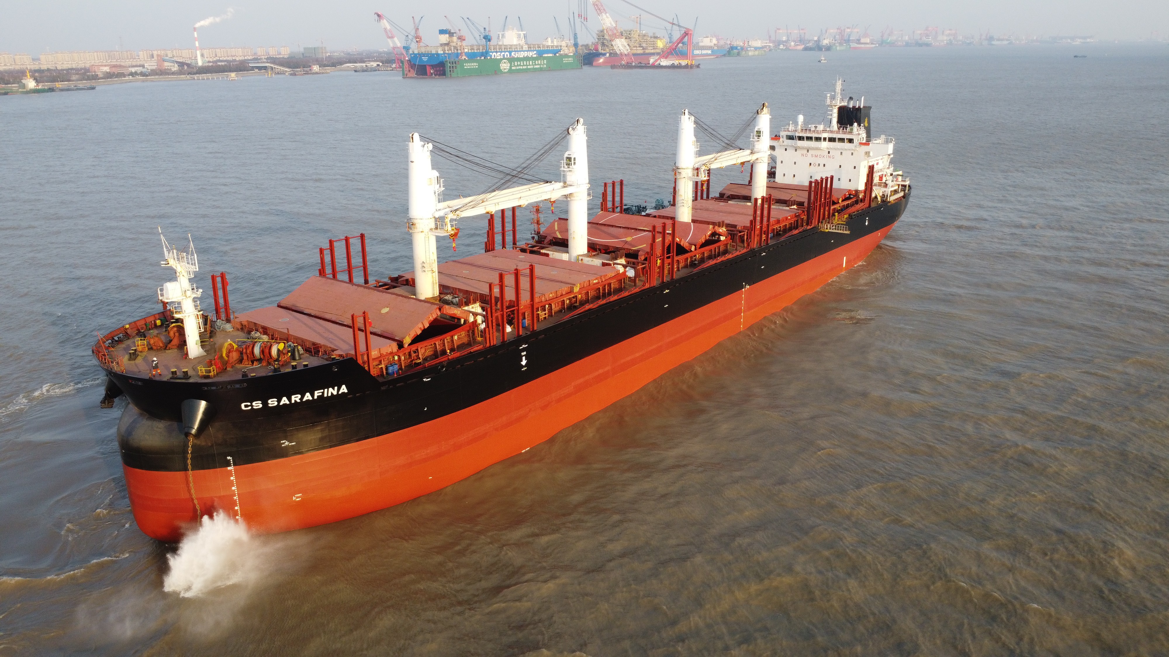 Transit: CS SARAFINA          entering English South Coast at The Dover Strait