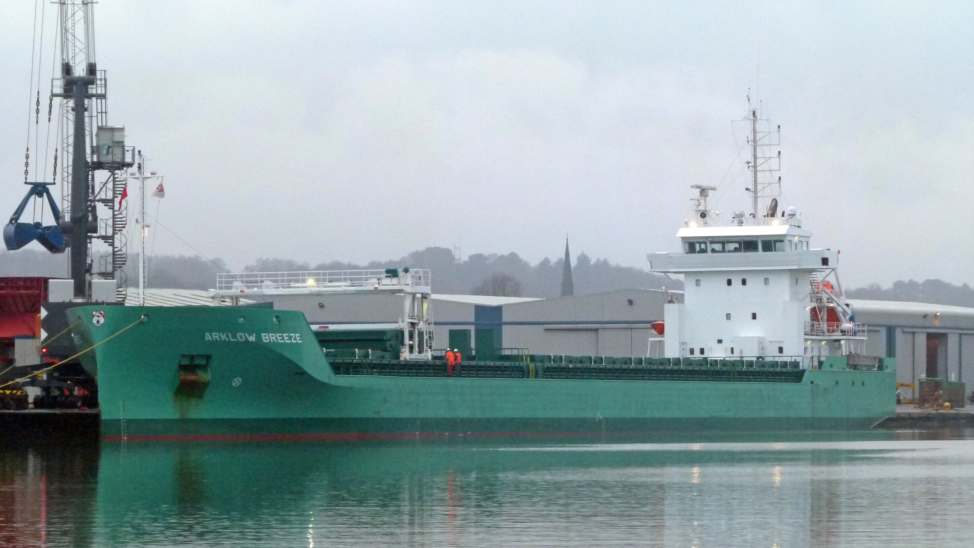  Irish Sea - ARKLOW BREEZE transiting Irish Sea off Wales
