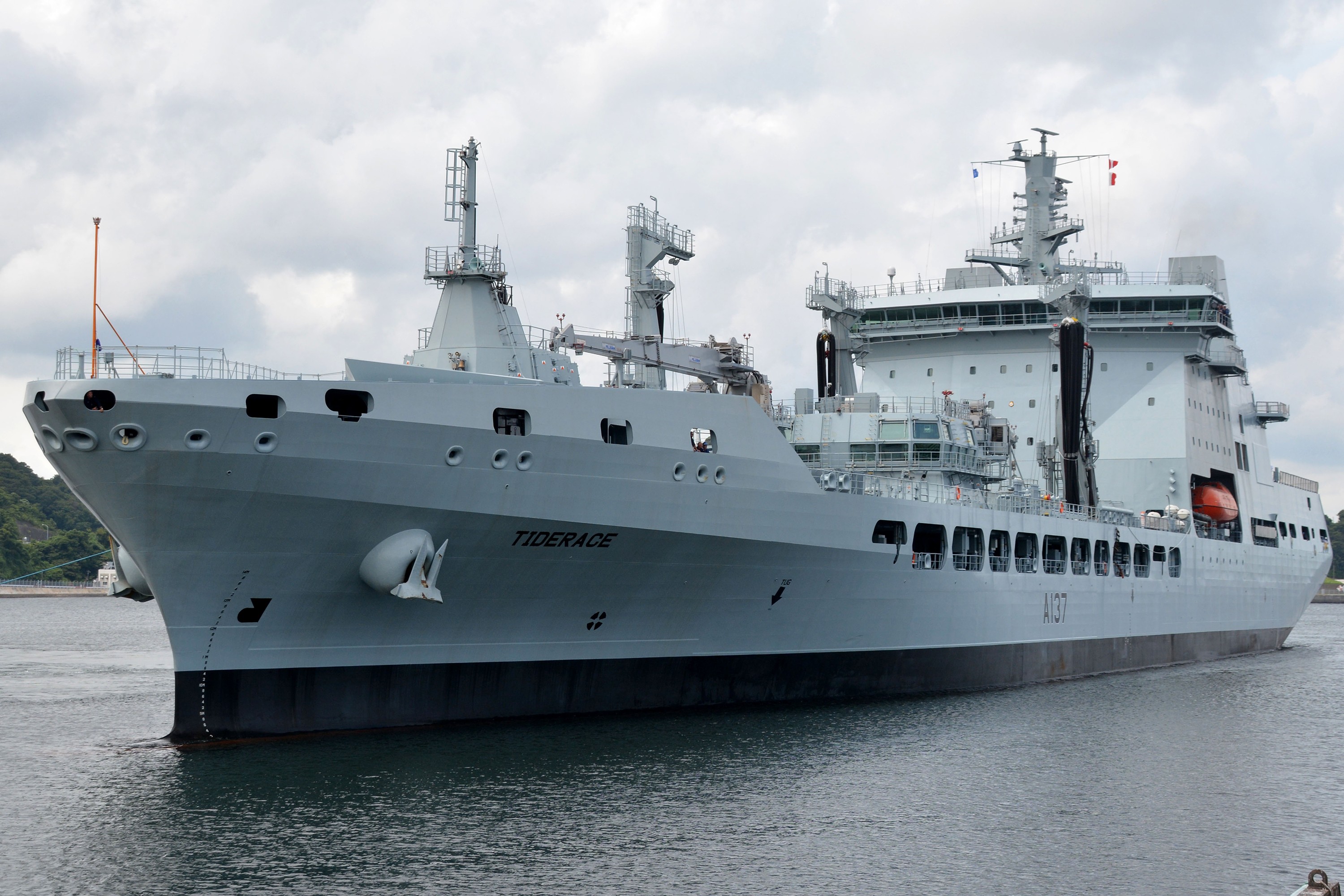 Mersey Departure: RFA TIDERACE
