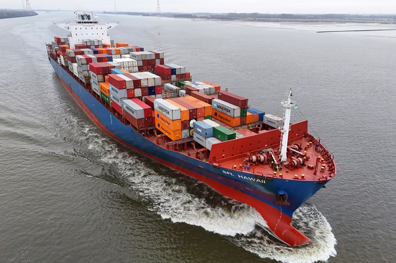 Transit: SFL HAWAII           entering English South Coast at The Dover Strait