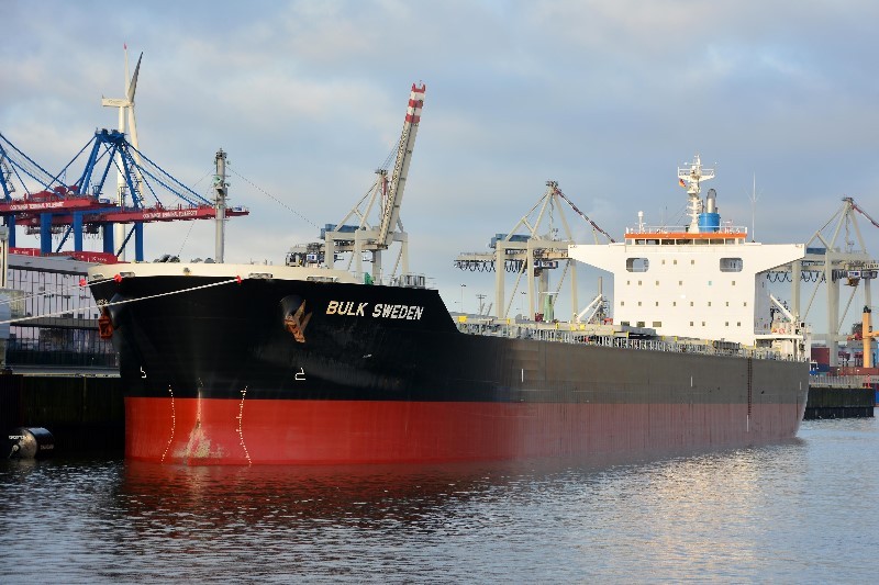 Transit: BULK SWEDEN          entering English South Coast at The Dover Strait