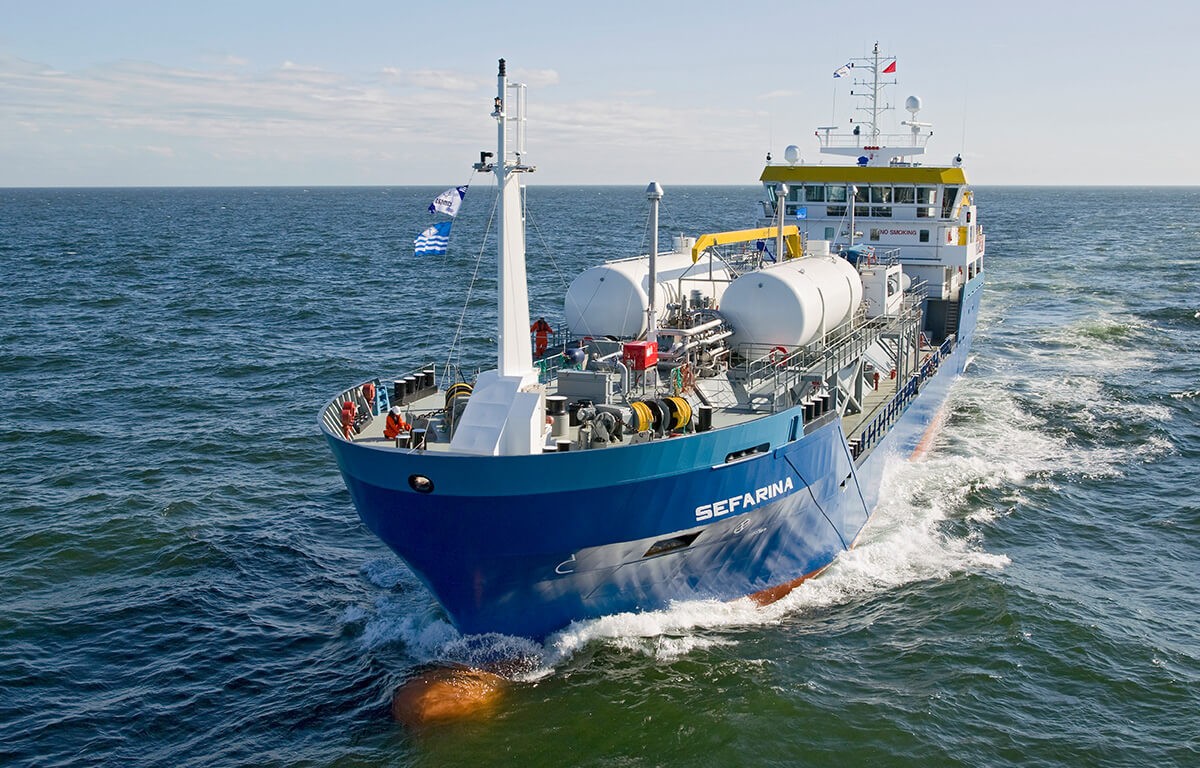 Transit: SEFARINA             entering English South Coast at The Dover Strait
