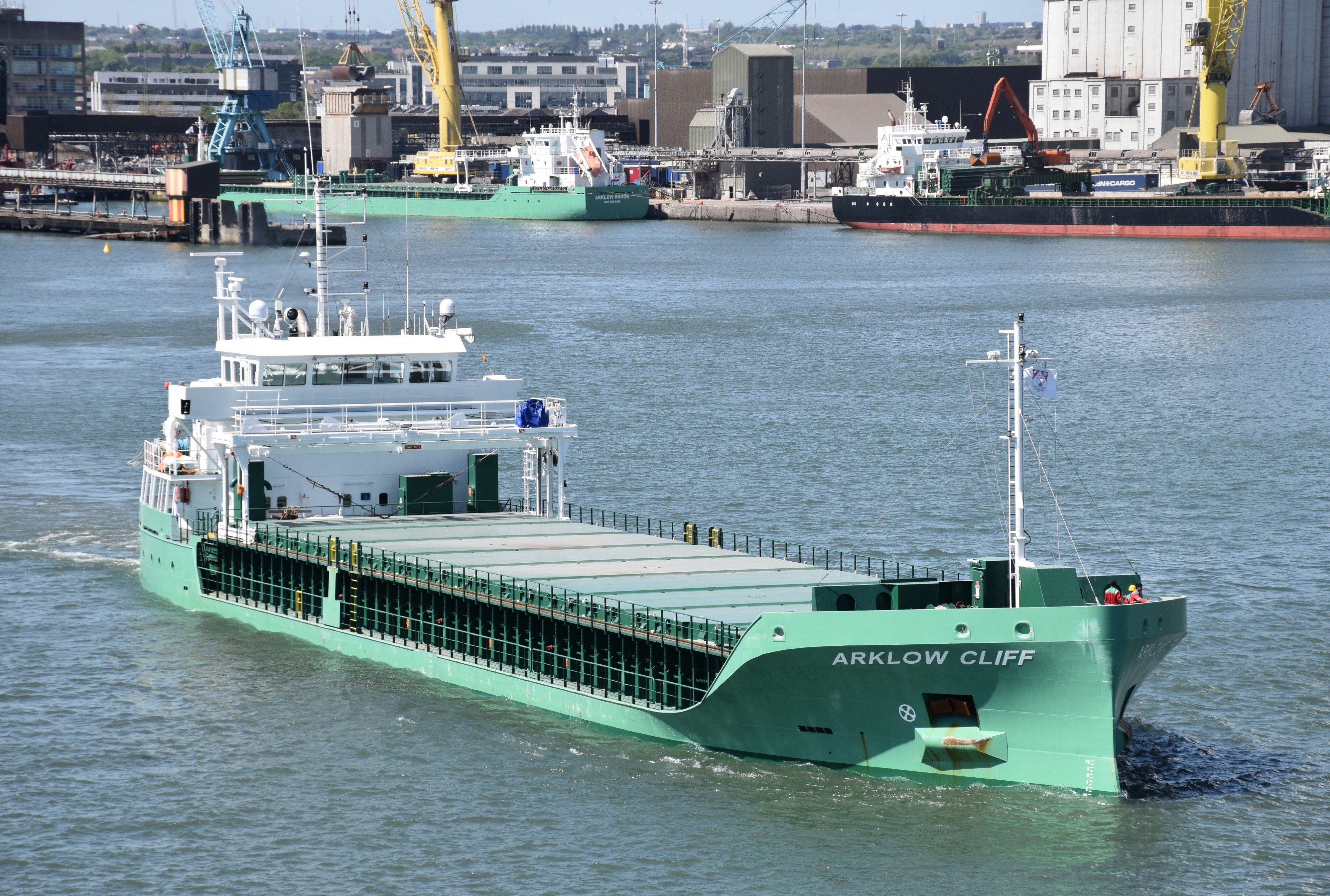 Transit: ARKLOW CLIFF entering English South Coast at The Dover Strait