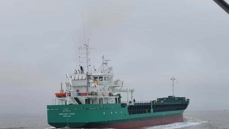 Transit: ARKLOW COVE          entering English South Coast at The Dover Strait