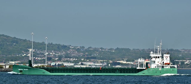  Irish Sea - ARKLOW VALLEY transiting Irish Sea off Wales