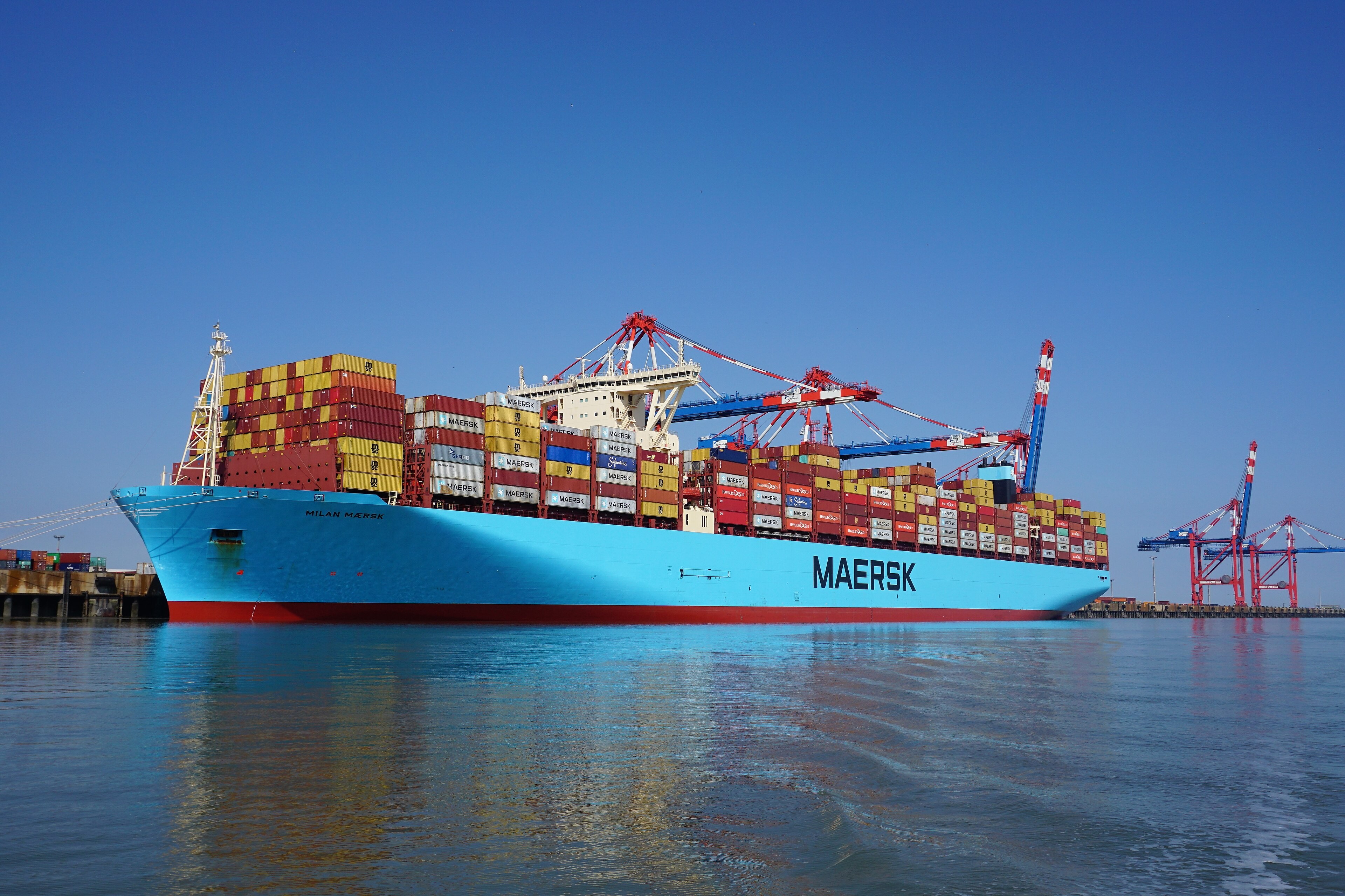 Celtic Sea - MILAN MAERSK transiting Celtic Sea