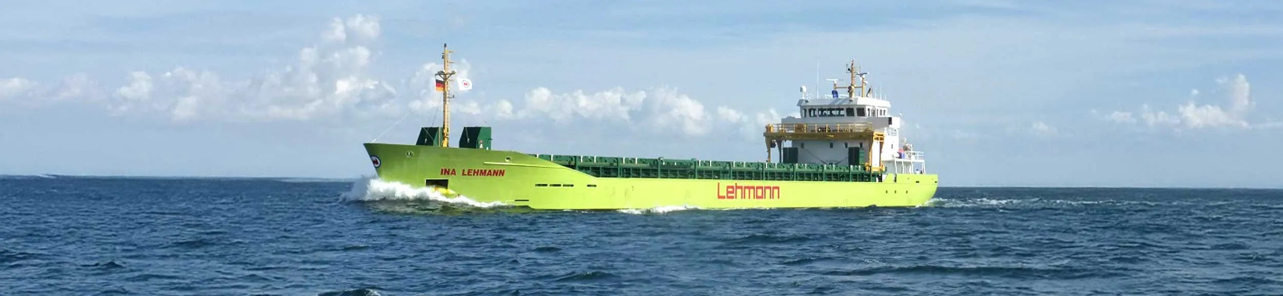 Transit: INA LEHMANN          entering English South Coast at The Dover Strait