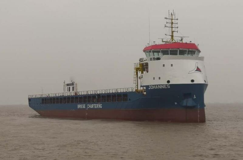 Irish Sea - JOHANNES             transiting Irish Sea off Wales