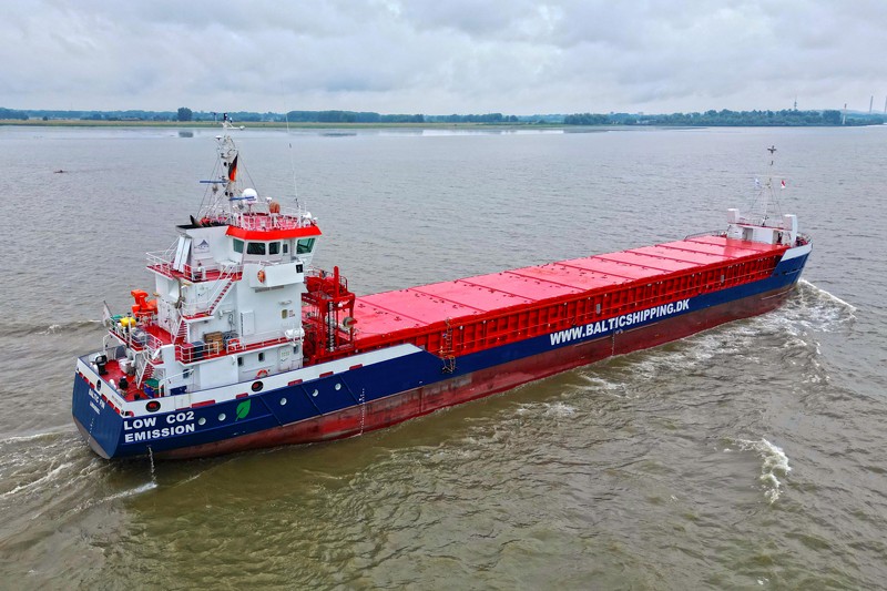 Transit: BALTIC WIND          entering English South Coast at The Dover Strait