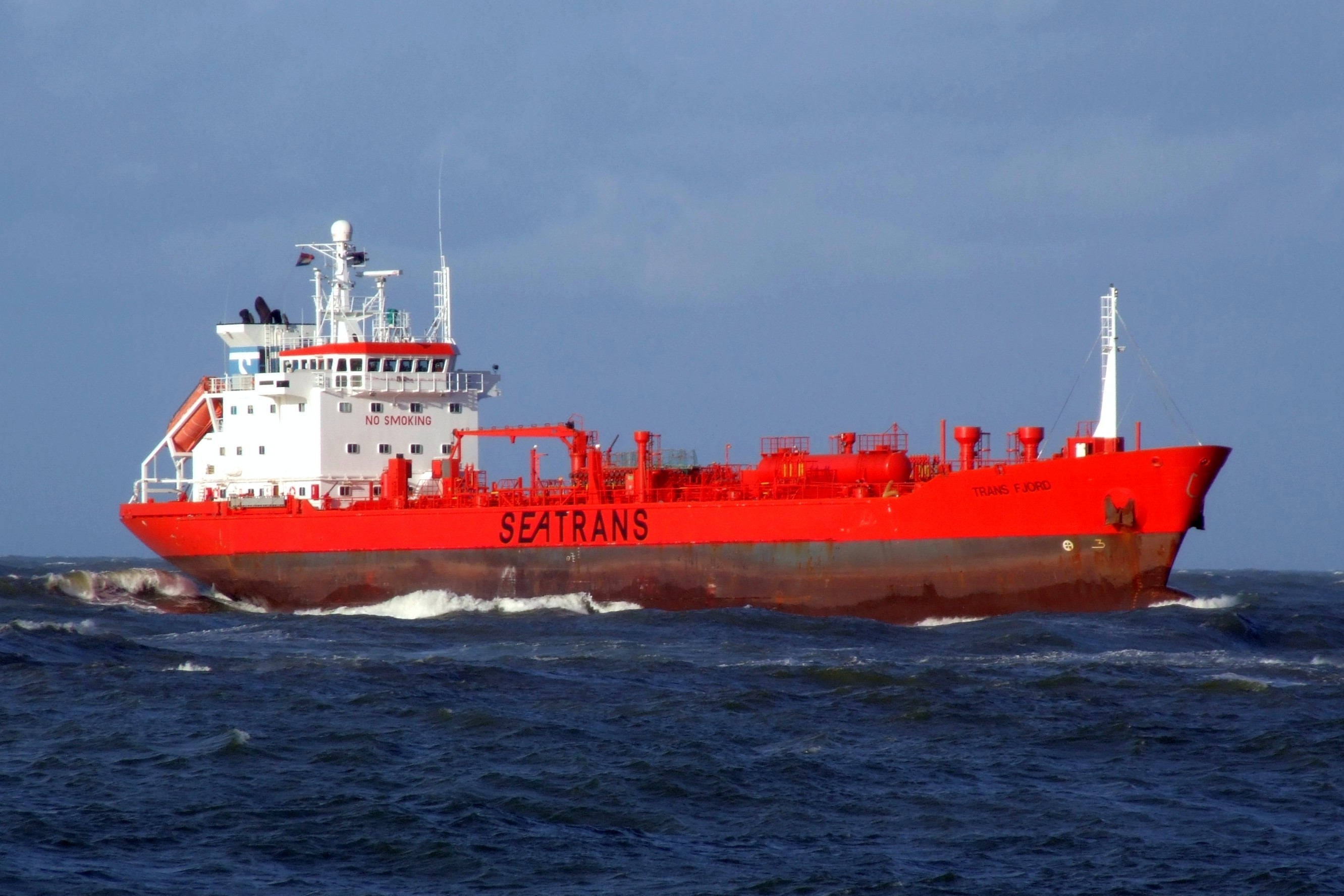  Irish Sea - TRANS FJORD          transiting Irish Sea off Anglesey
