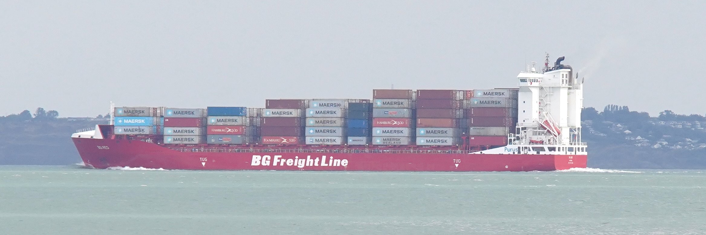 Irish Sea - BG RED               transiting St Georges Channel