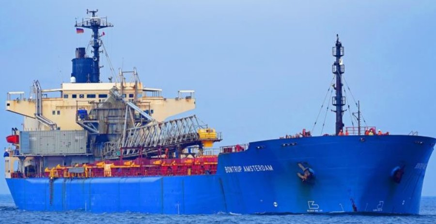  Irish Sea - BONTRUP AMSTERDAM transiting Irish Sea West of Man