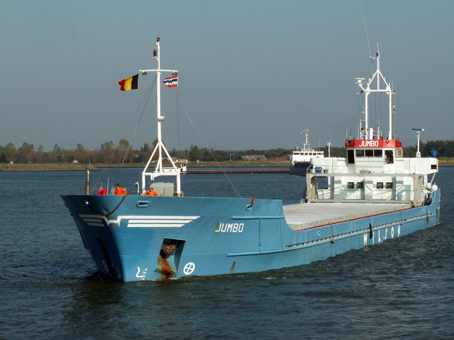 Transit: JUMBO                entering English South Coast at The Dover Strait