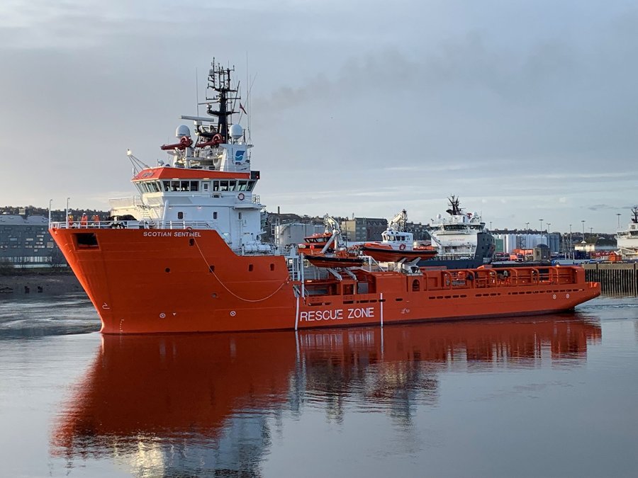  Scottish East Coast - SCOTIAN SENTINEL     transiting Aberdeenshire Coast