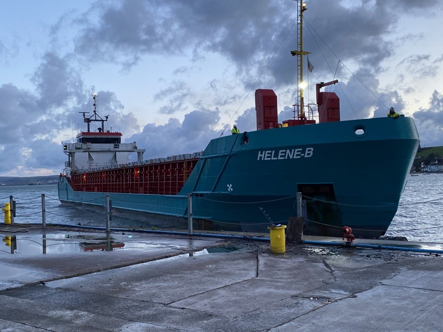 Cork Harbour Arrival: HELENE-B            