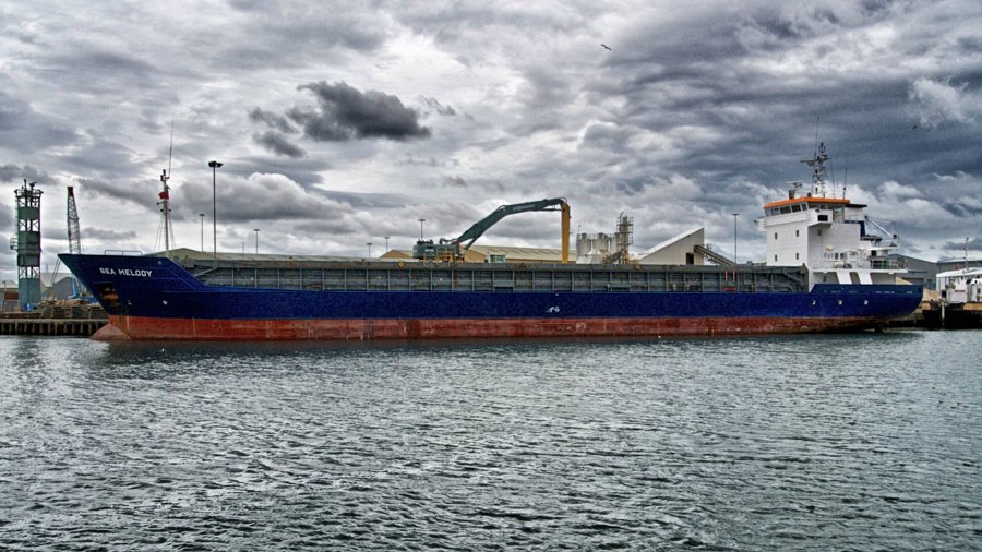Transit: SEA MELODY           entering English South Coast at The Dover Strait