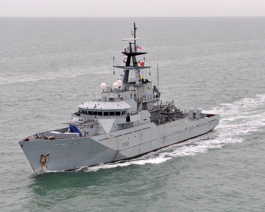  Scottish North Coast - HMS SEVERN           transiting Pentland Firth